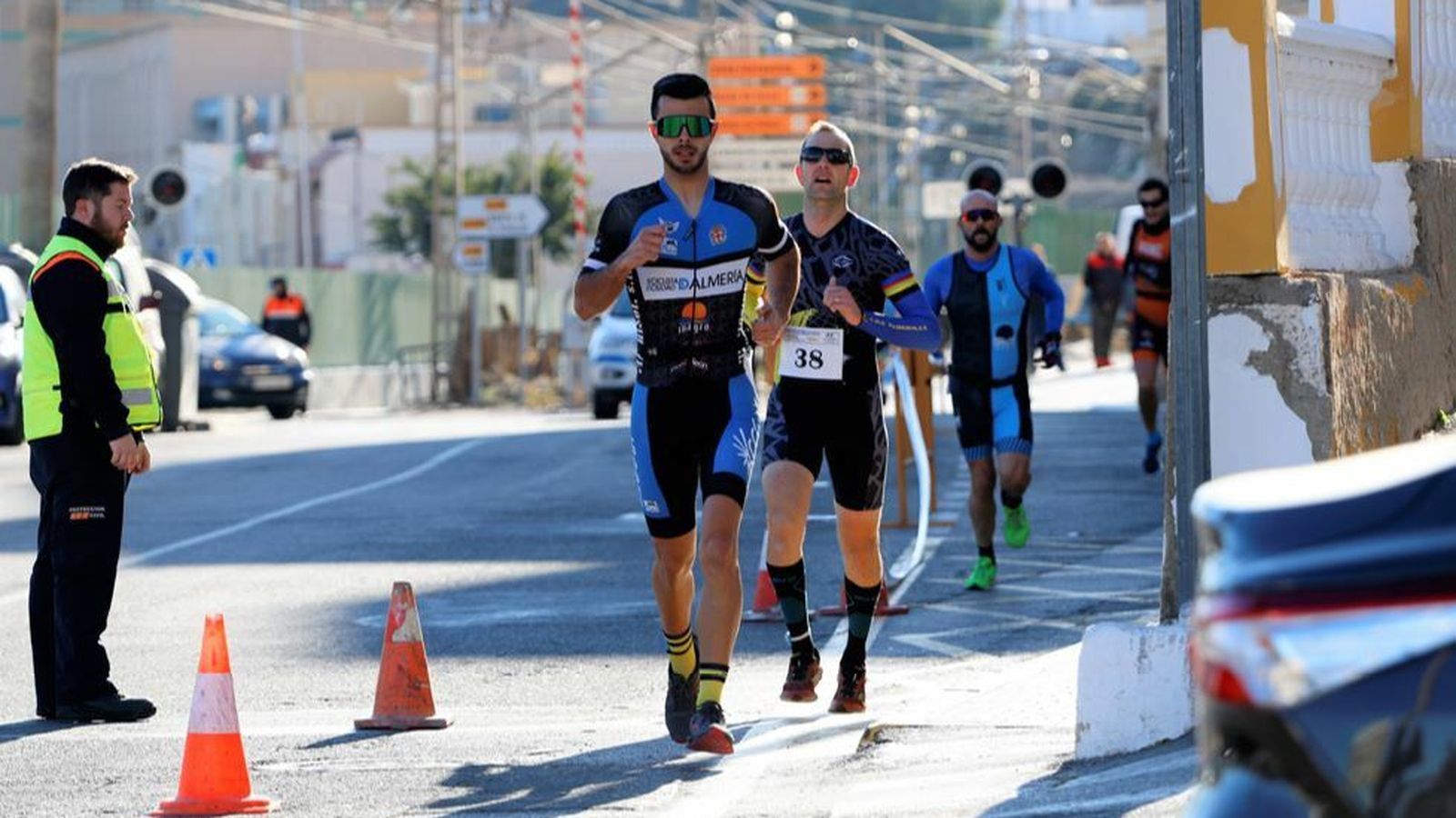 Un momento de la prueba.