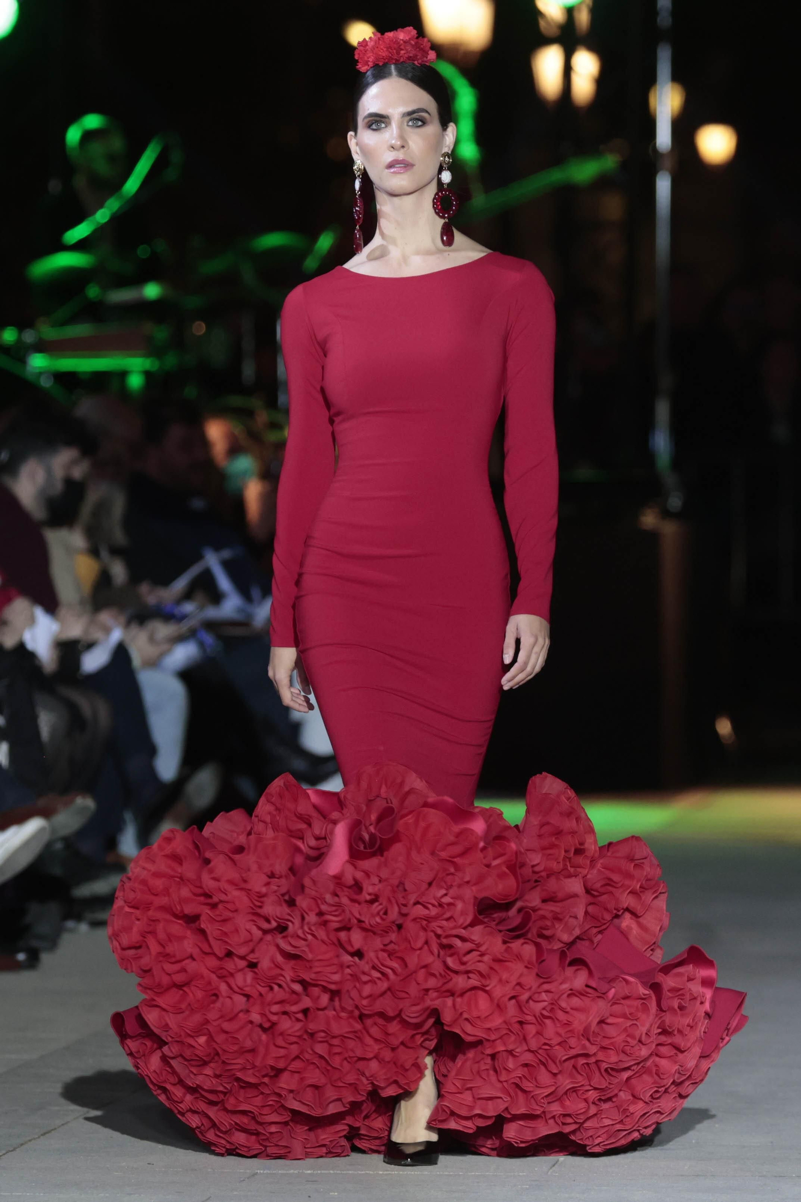 El desfile Andalucía es flamenca en el Palacio de San Telmo, todas las fotos