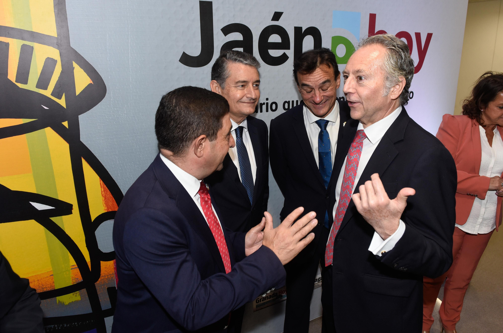 Acto de inauguración del nuevo periódico del Grupo Joly, Jaén hoy
