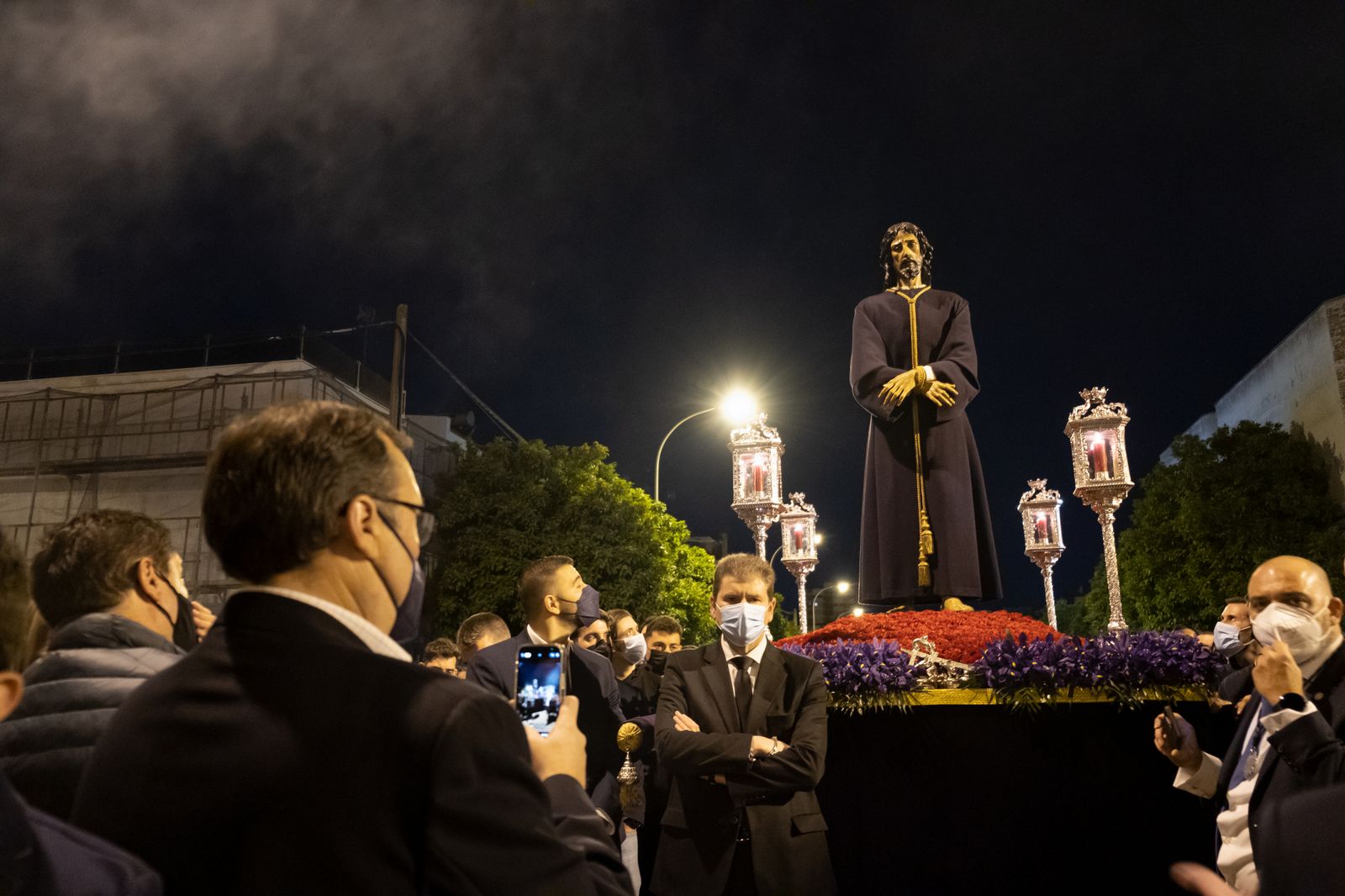 El vía crucis del Cautivo de Santa Genoveva, en imágenes