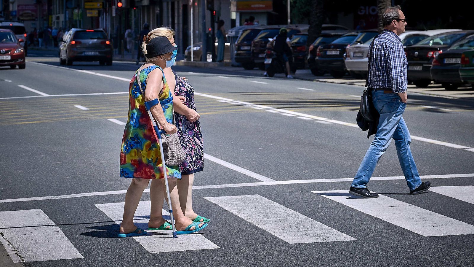 La elevación de los pasos de peatones en las grandes avenidas está contemplado como un recurso para "calmar" al tráfico.