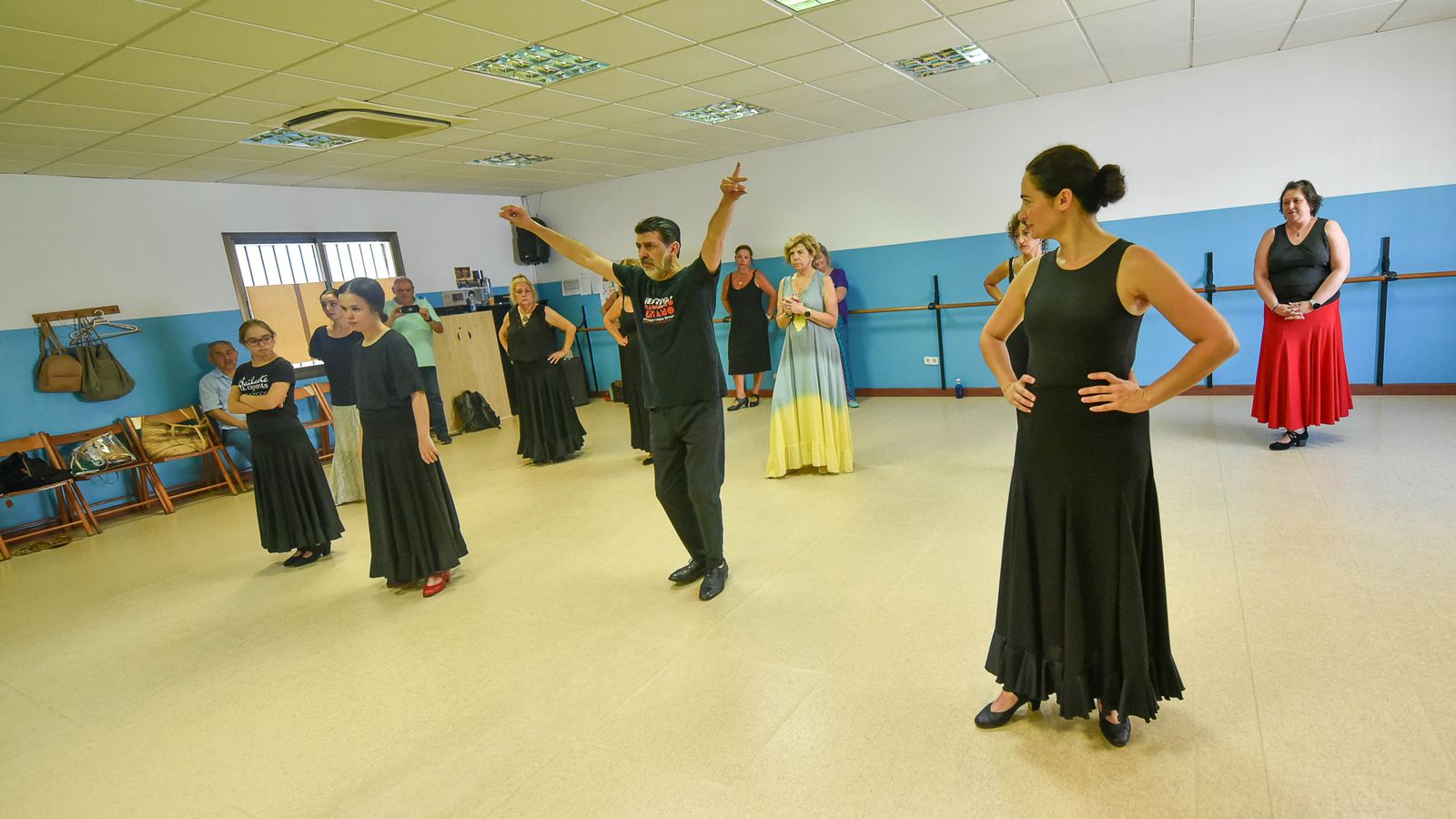 La masterclass de baile impartida por José el Pañero, en imágenes