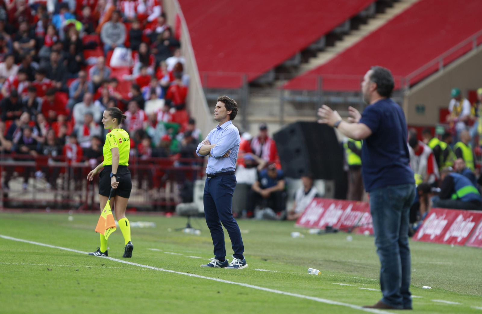 Imágenes del partido de la Liga Santander U.D. Almería-Cádiz C.F.