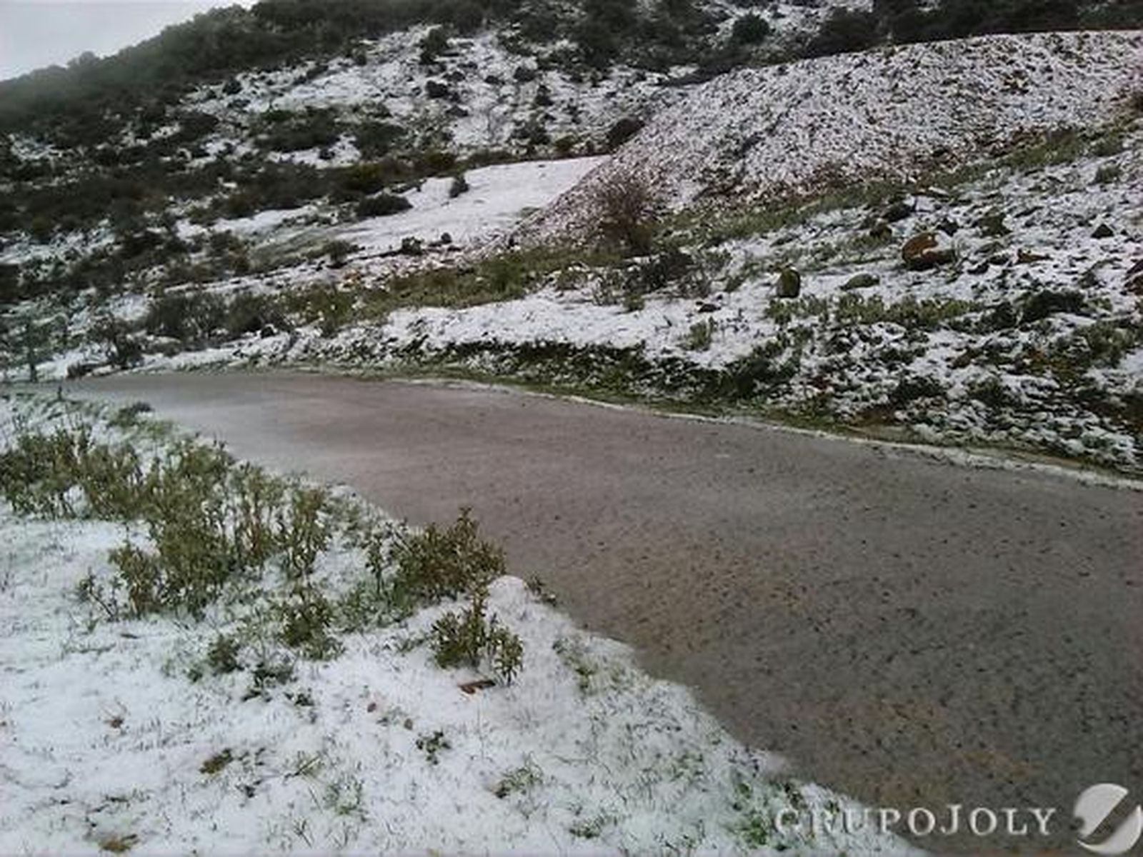 Las imágenes de la nevada en Grazalema y Villaluenga