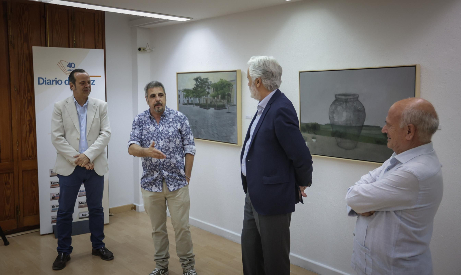 Fotos de la inauguración de la exposición de Jaime Pandelet en la sala ArteAdiario