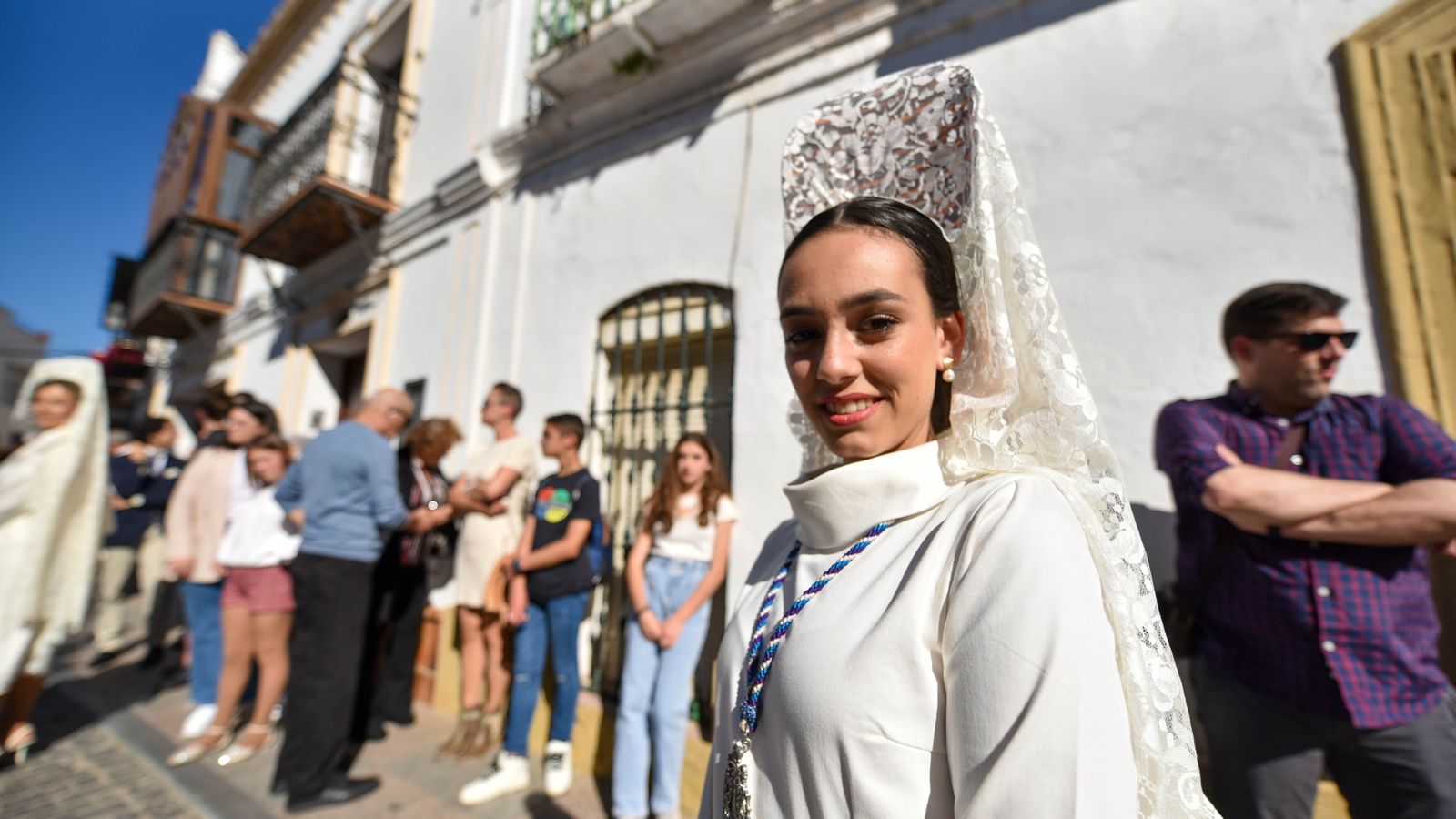 Fotos del Domingo de Ramos en Los Barrios: Borriquita y María Santisima de la Estrella