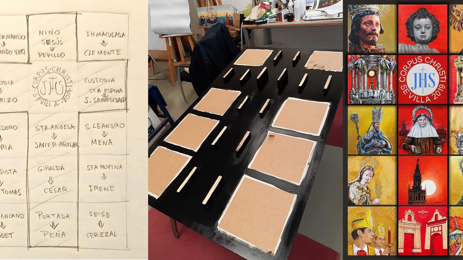 Proceso de elaboración del cartel.