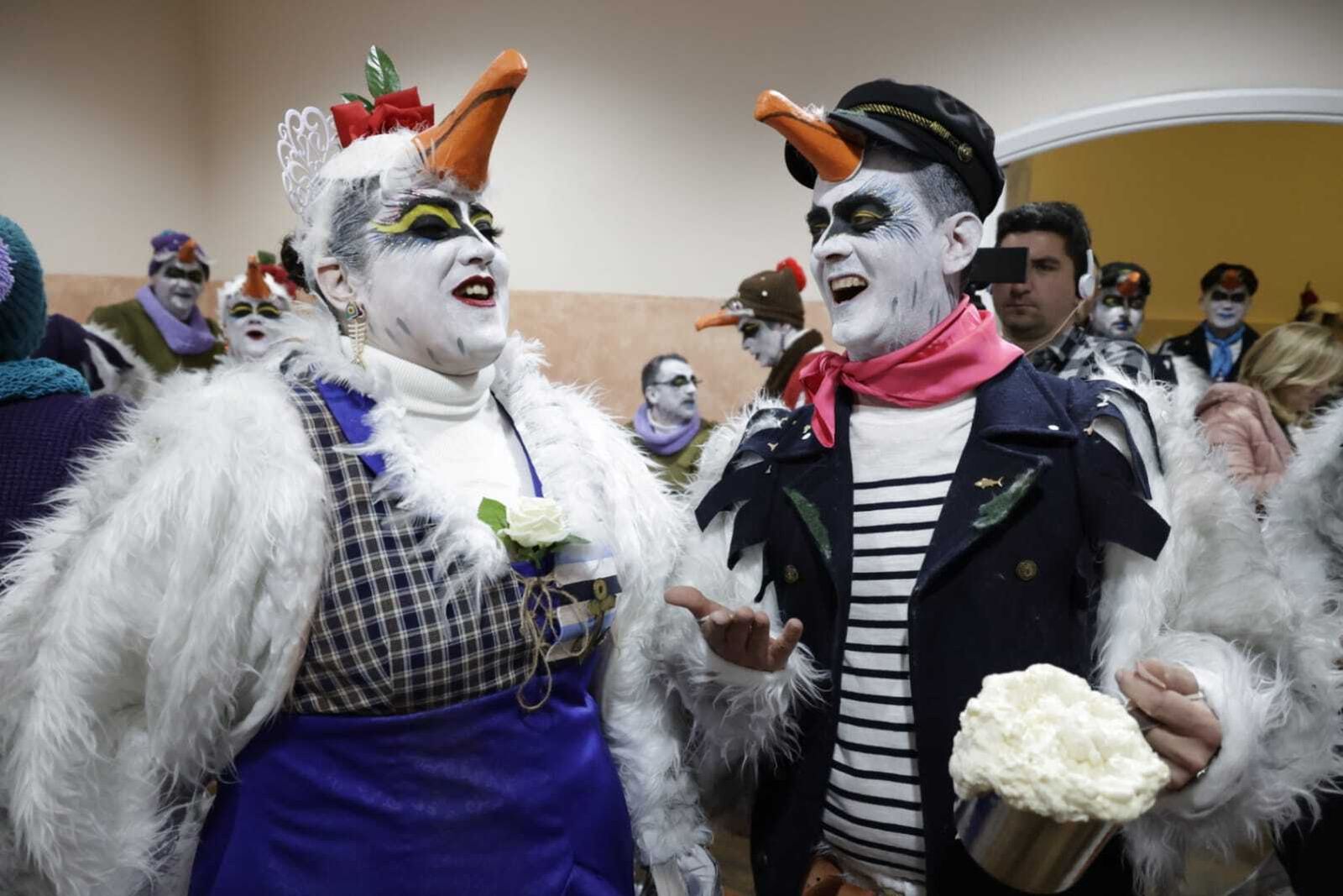 Coro Las del puerto en camerinos