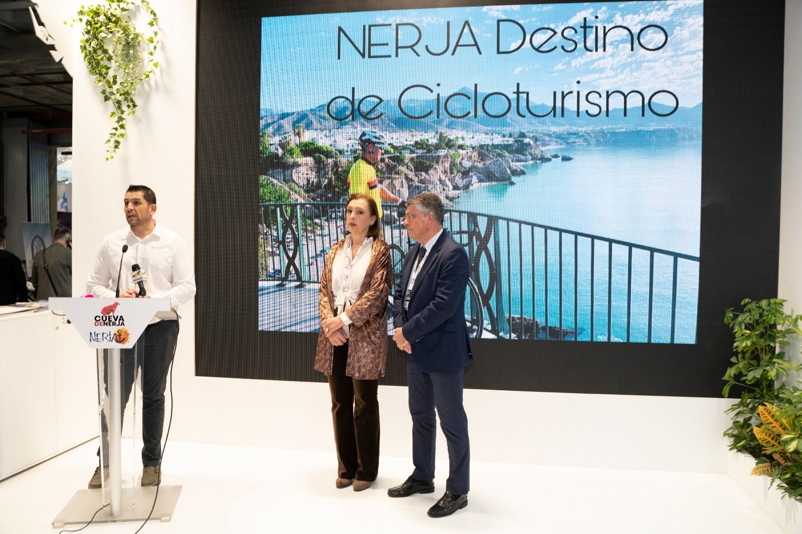 Presentación en Fitur de Nerja como destino de cicloturismo.
