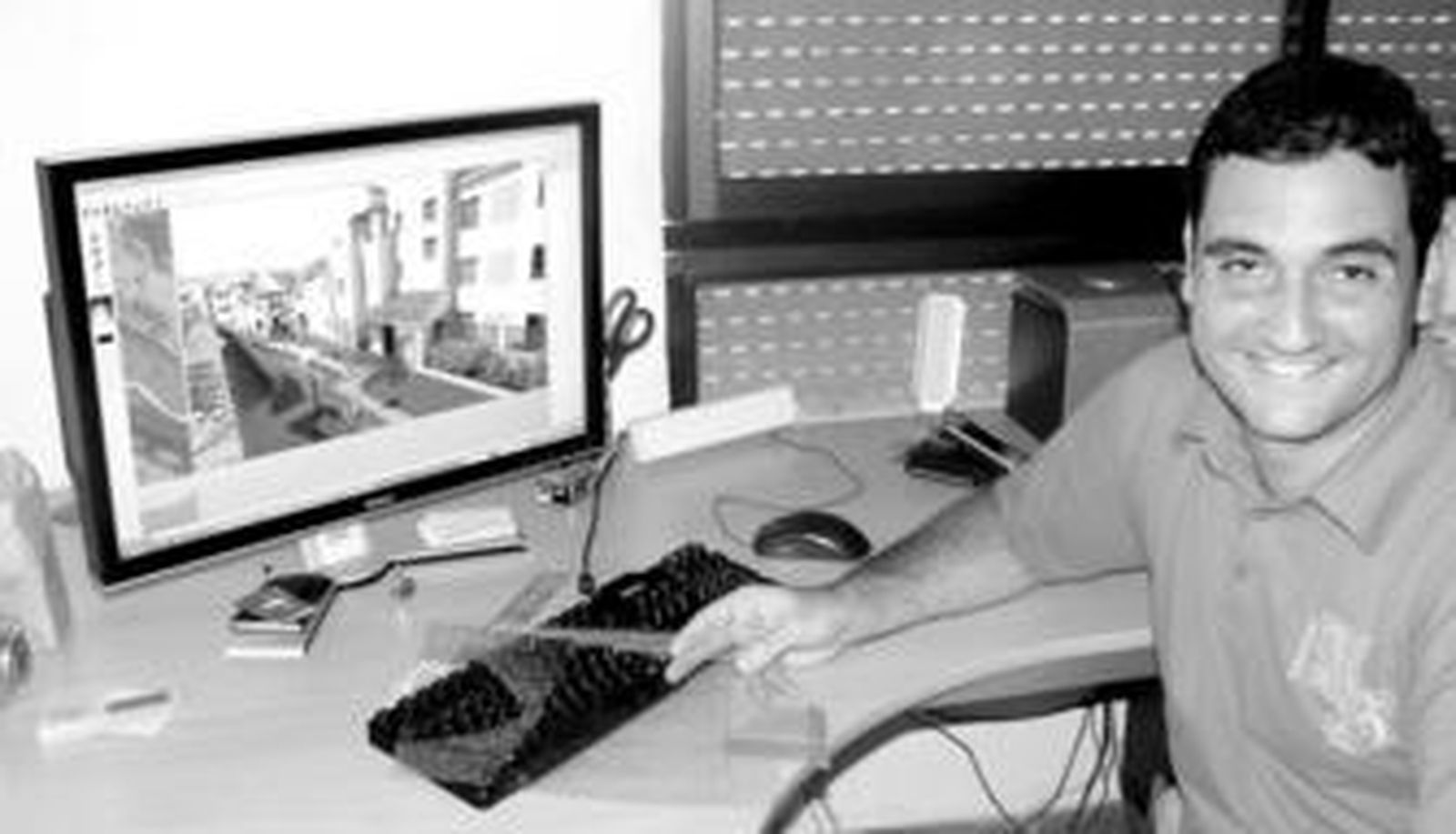 Jorge Guerrero es el creador del motor Scena 3D con el que recrea complejos escenarios reales e inventados.