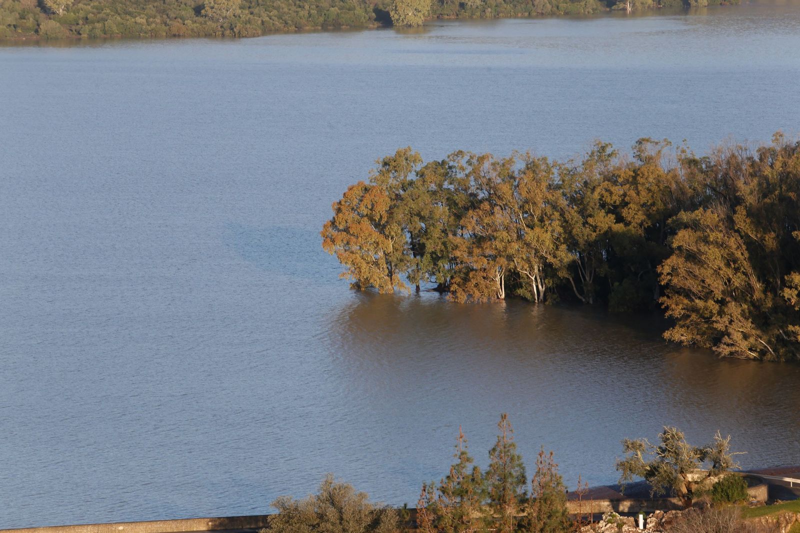 Las fotografías del embalse de Guadarranque este Día de Reyes