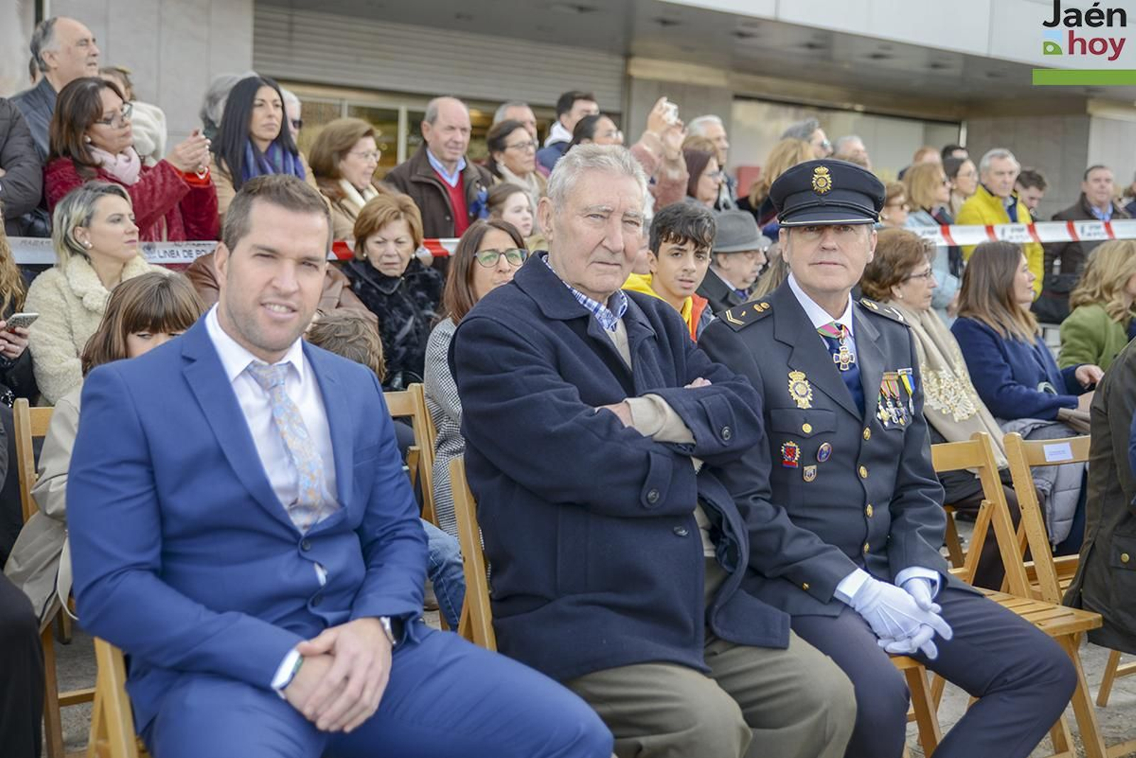 Celebración del bicentenario de la Policía Nacional en Jaén.