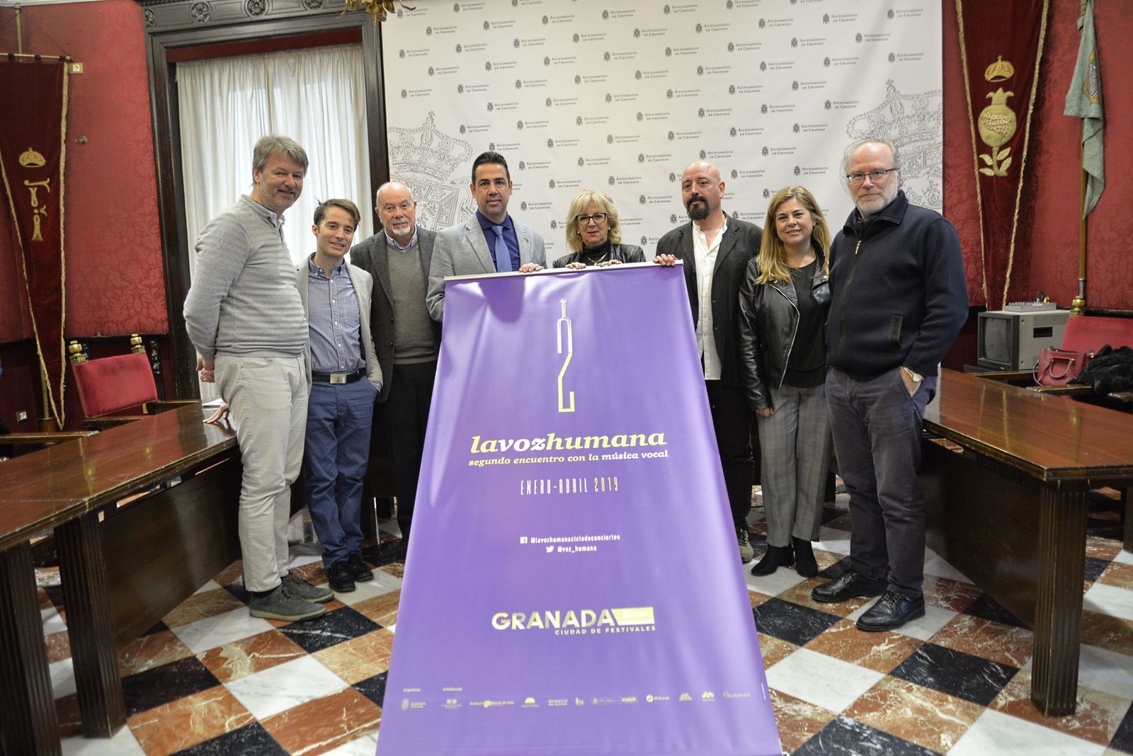 Presentación en el Ayuntamiento del festival La voz humana.