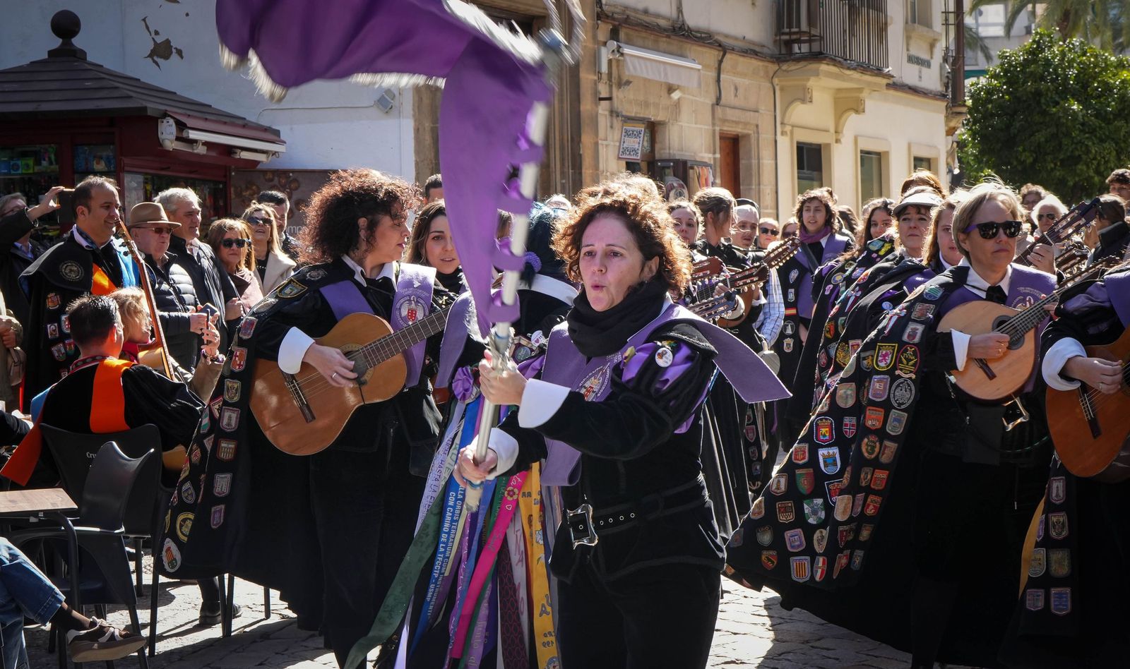 Las Tunas animan el centro de Jerez, en imágenes