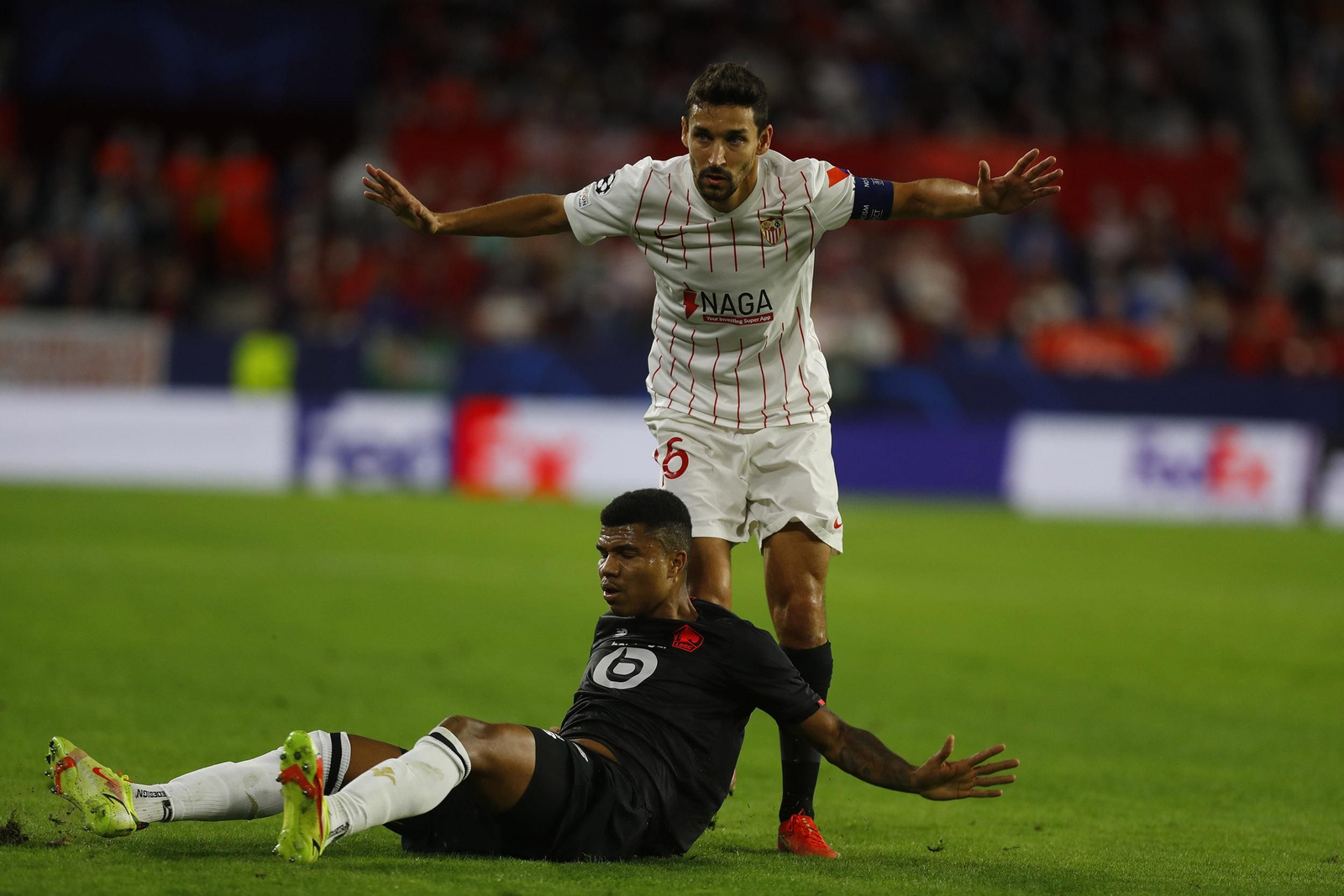 Las imágenes del Sevilla-Lille