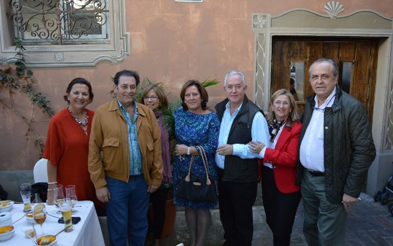 Amparo Bellón, Manolo Marenco, Toñi Toscano, Maribel Pica, Antonio Martín,  Pili Alcina y Julio Sancho.

Foto: Ignacio Casas de Ciria