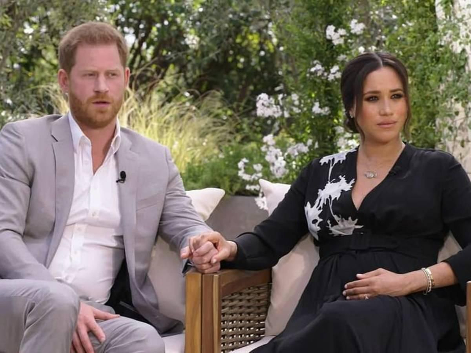 Los duques de Sussex, en el avance de su entrevista con Oprah Winfrey.