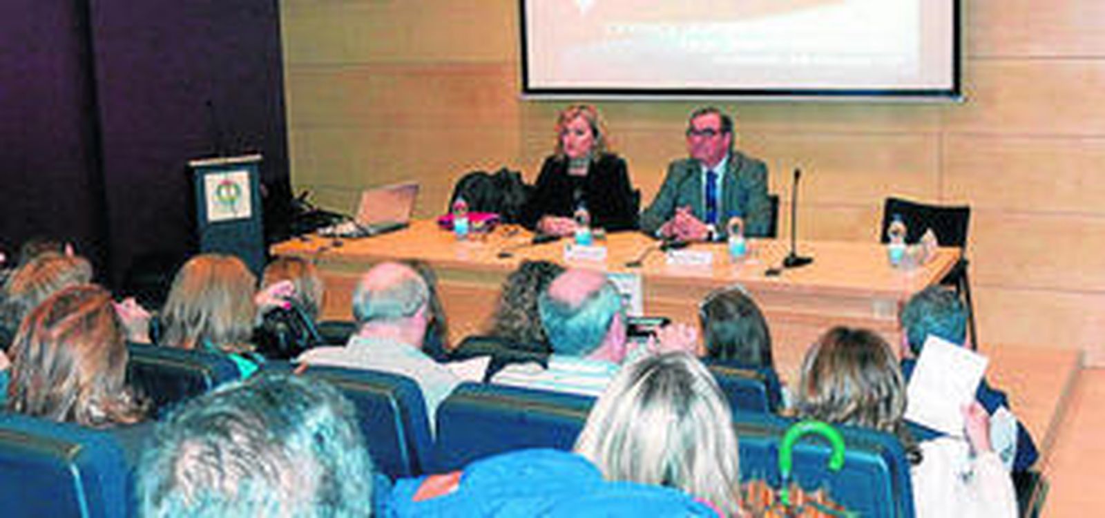 Jornadas sobre salud celebradas ayer en el Centro de Congresos.