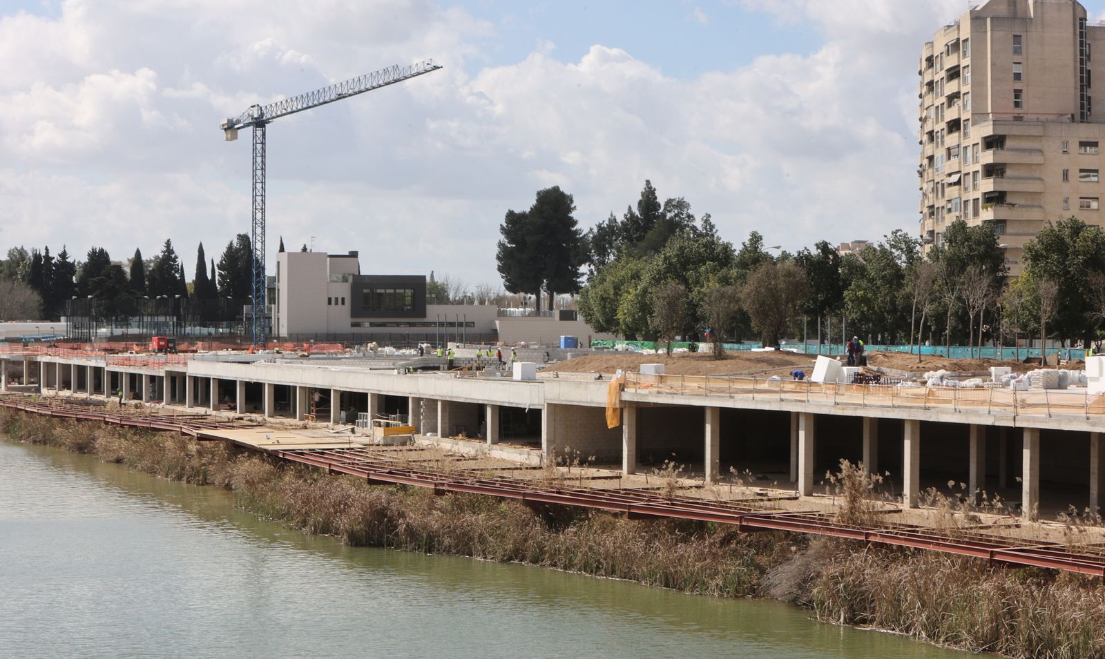 Obras en el Jardín de Las Cigarreras