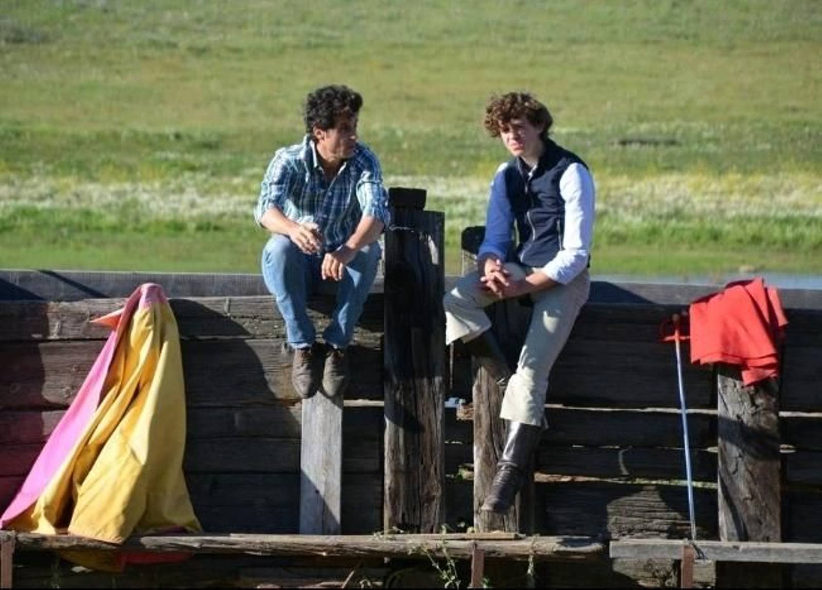 Ruiz Manuel y Jorge Martínez, juntos en un tentadero.