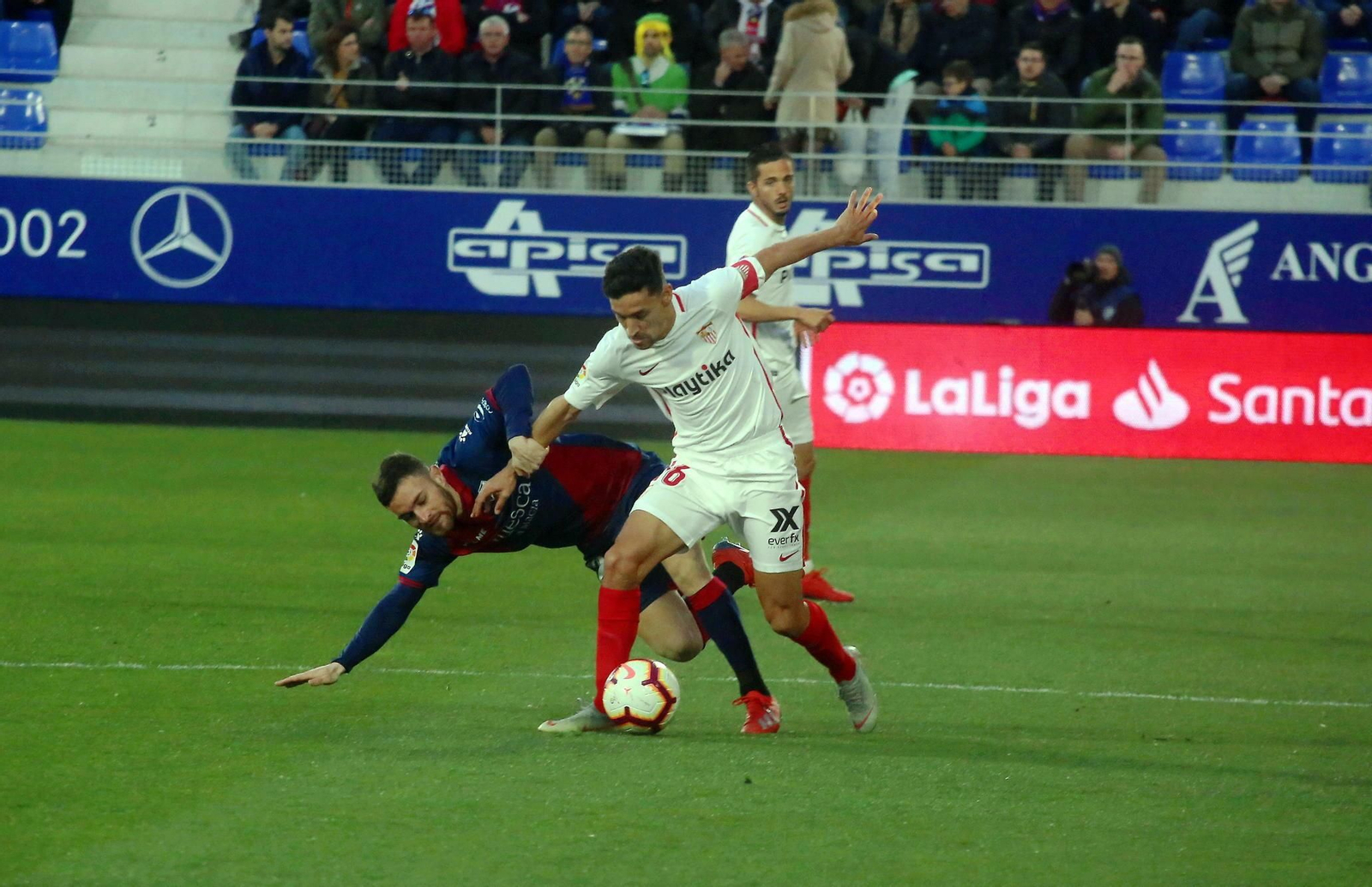 El Huesca-Sevilla, en imágenes