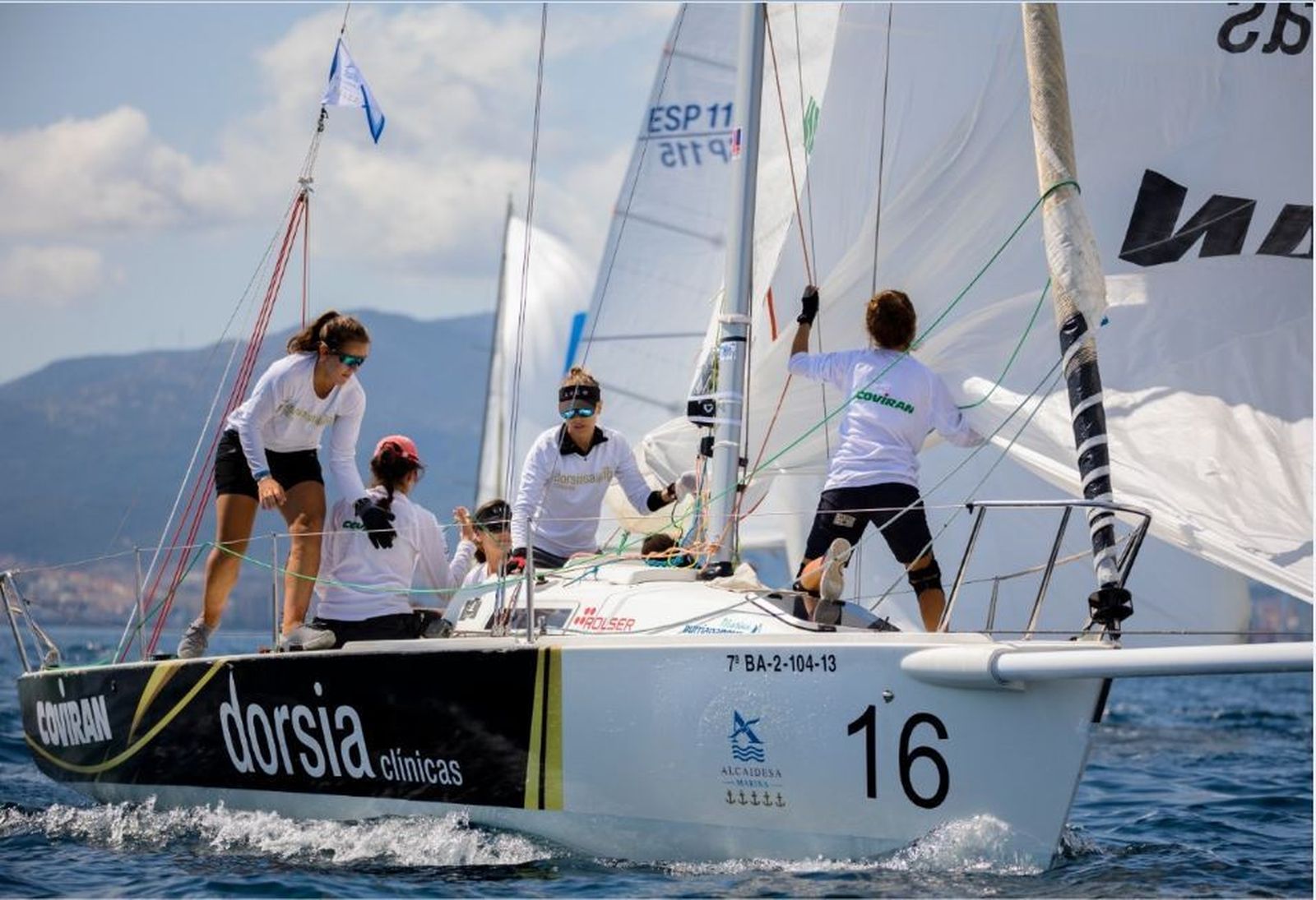 Fotos de la jornada del sábado en el  XV Campeonato de España J80 en La Línea