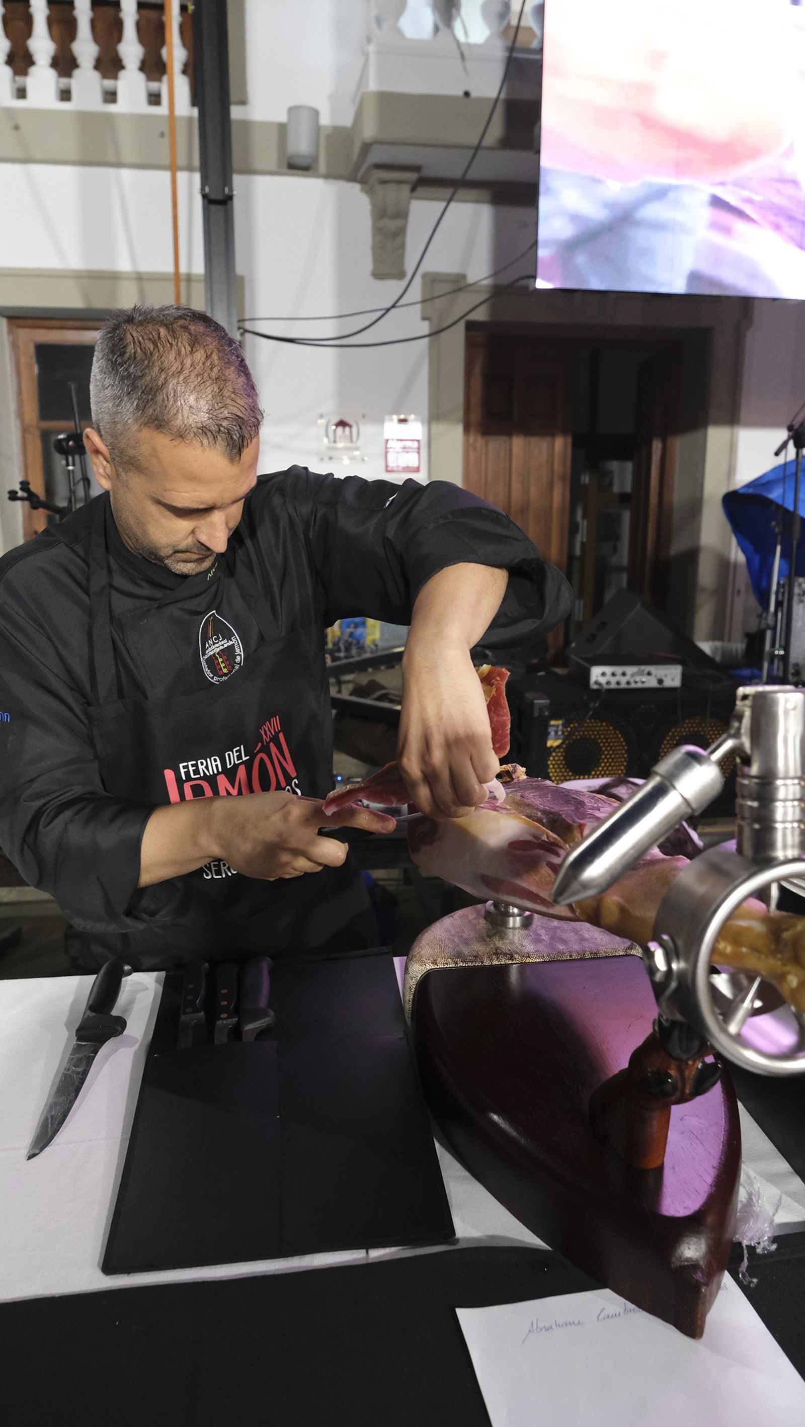 Imágenes del Concurso Nacional de Cortadores de Jamón de Serón