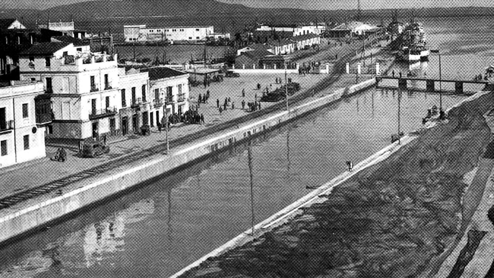 El río de la Miel, zona hotelera de la Algeciras antigua.