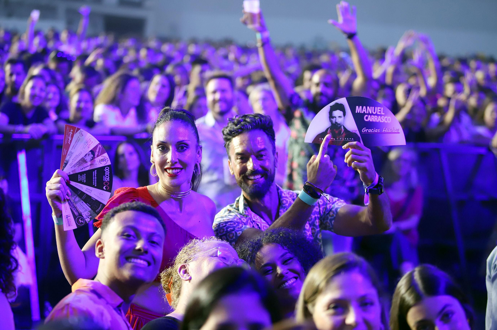 Las mejores imágenes de Manuel Carrasco en su concierto en Huelva