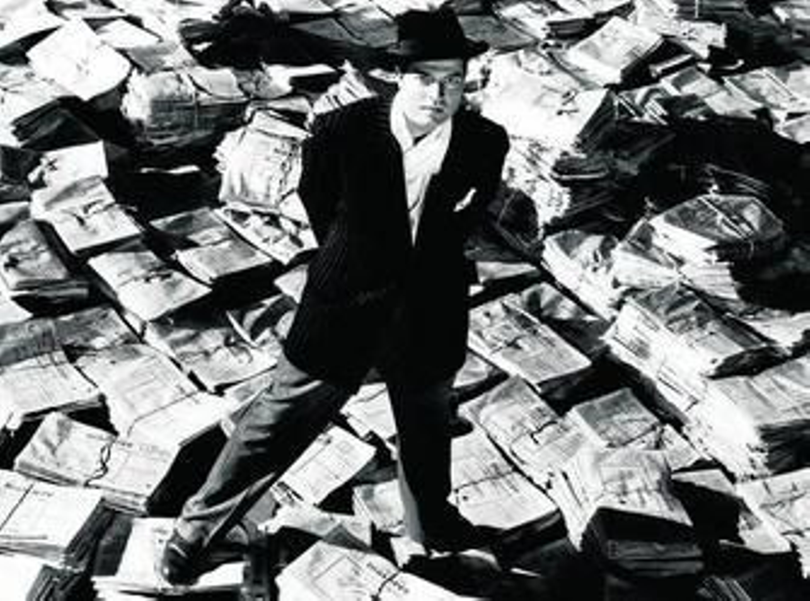 Orson Welles, en una célebre imagen de 'Ciudadano Kane'.