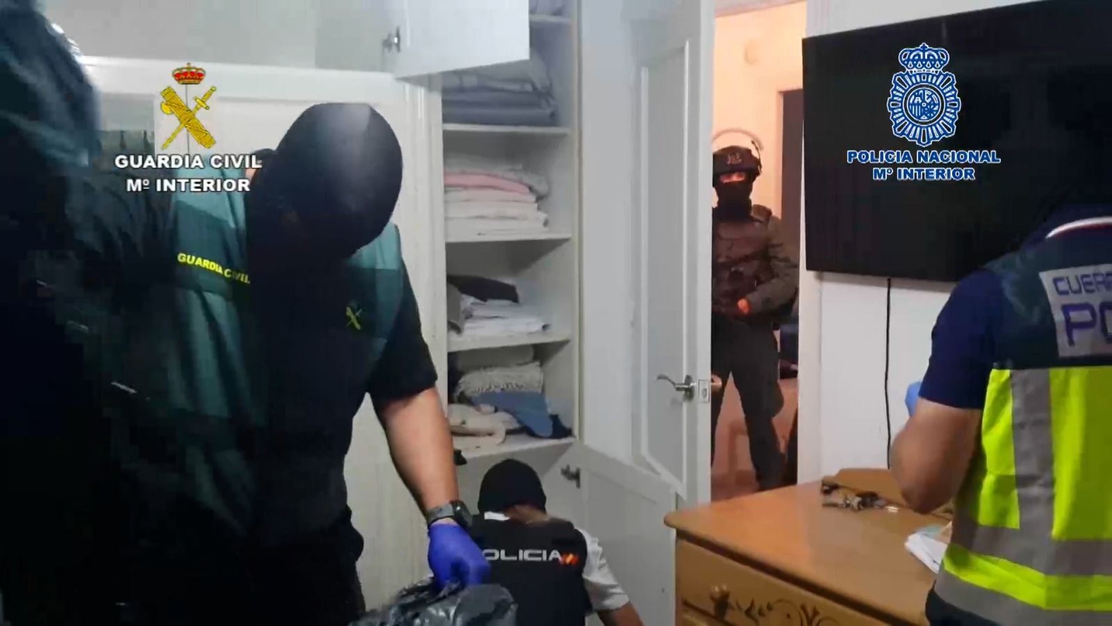 Fotos de la operación antidroga contra una red del Messi del Hachís