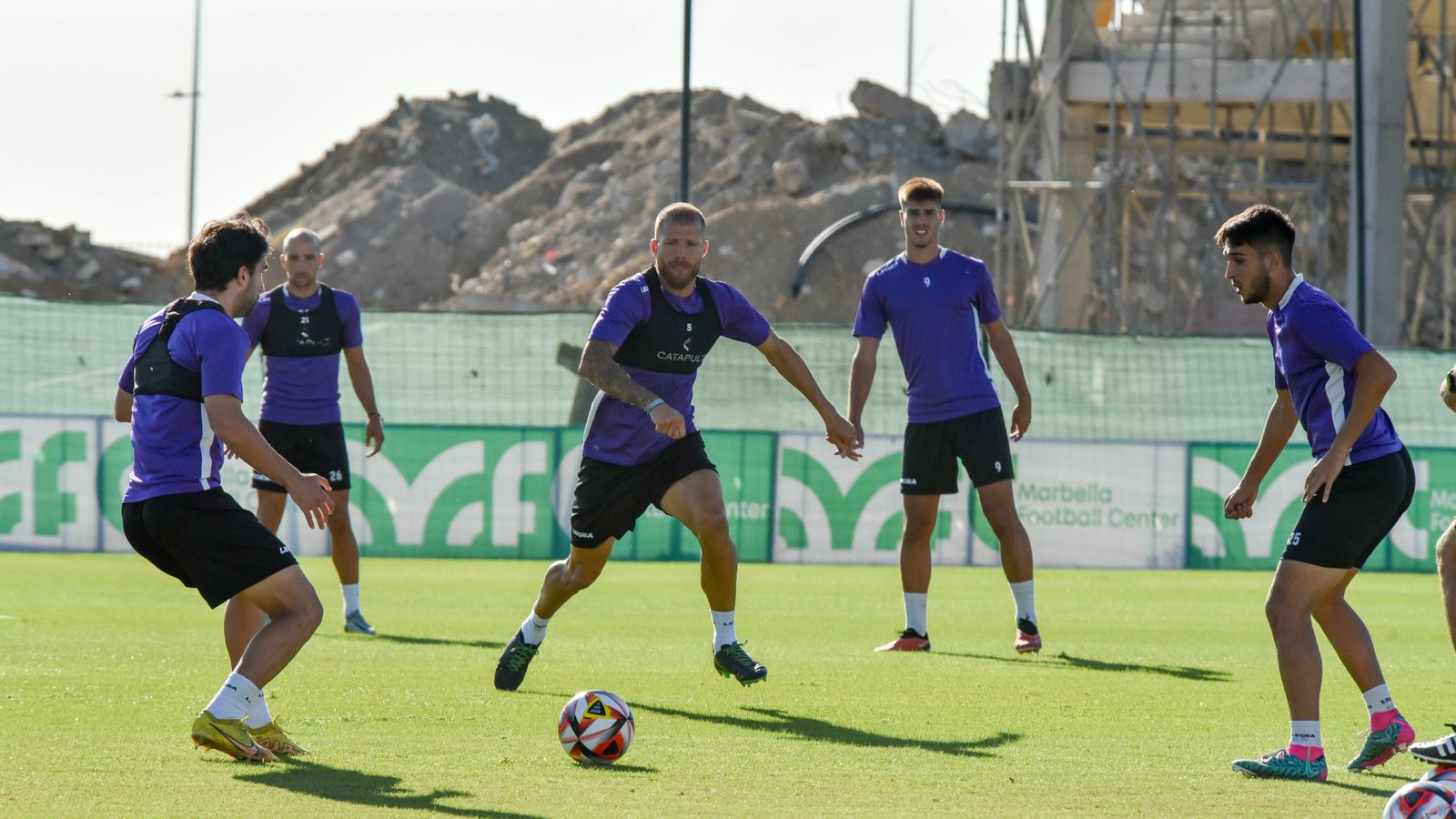 Las fotos del entrenamiento de la Balona previo al partido con el Águilas FC