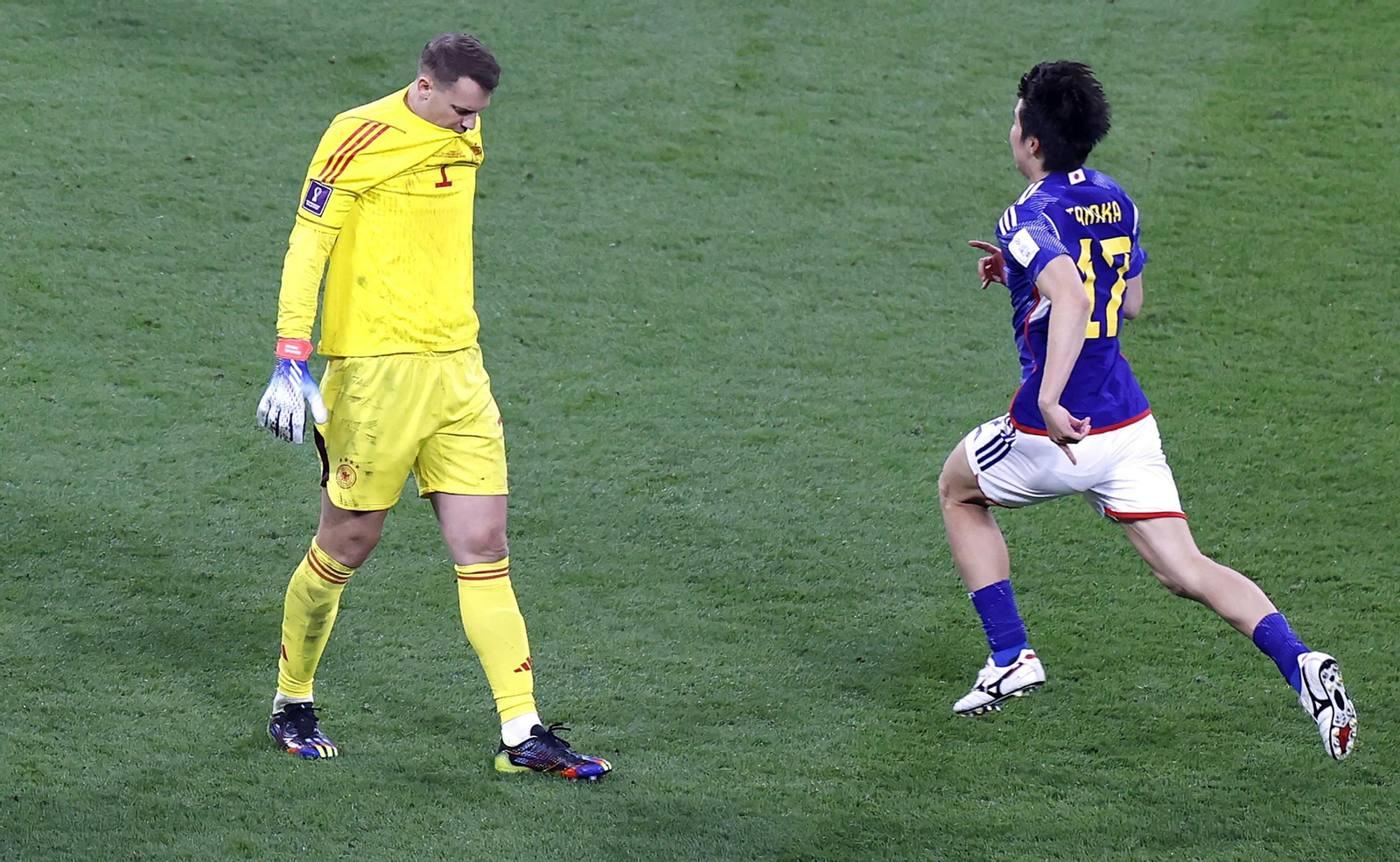 Las imágenes del Alemania - Japón en el Mundial de Qatar