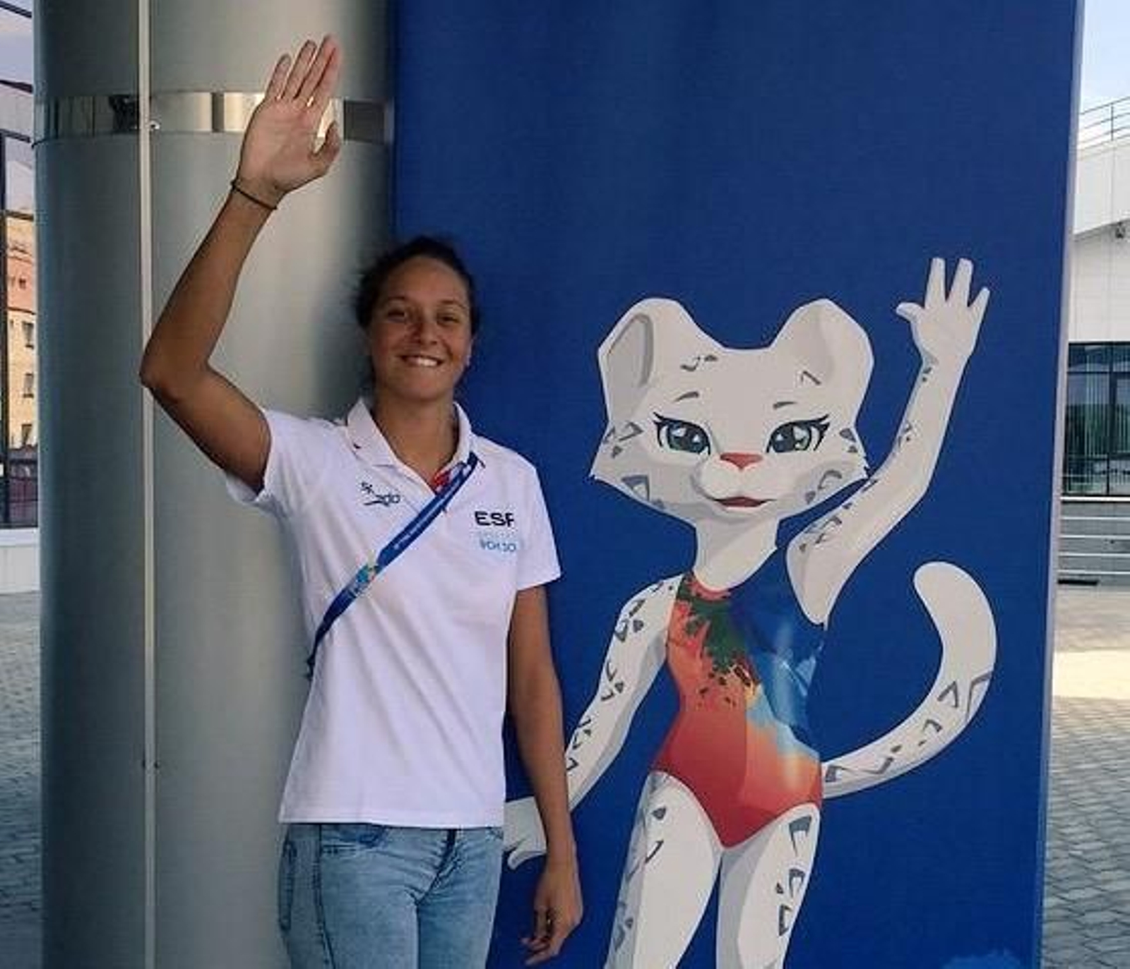 La nadadora Duane da Rocha en una imagen de archivo.