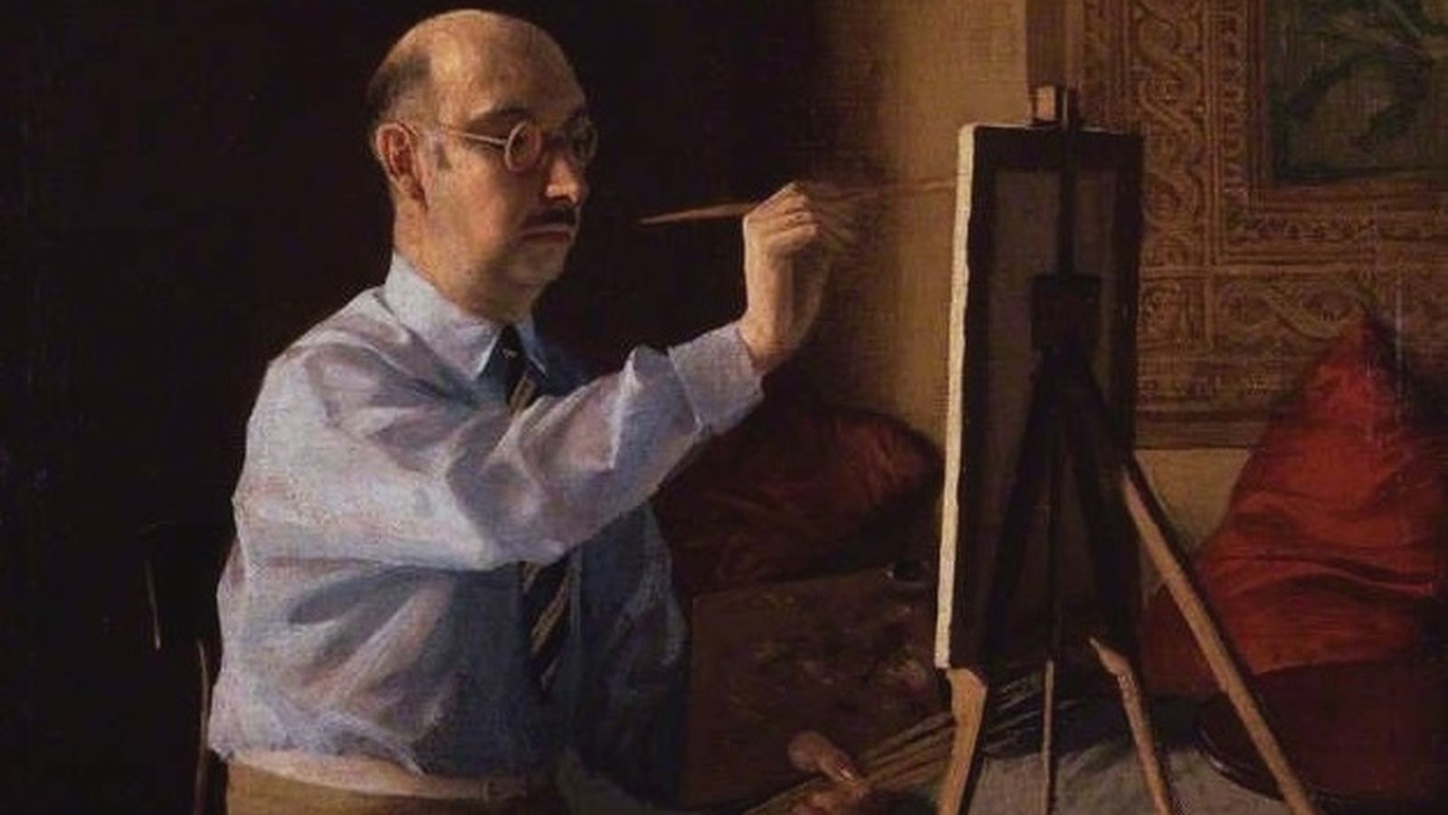 Retrato de Lord Berners (1924) por Rex Whistler.