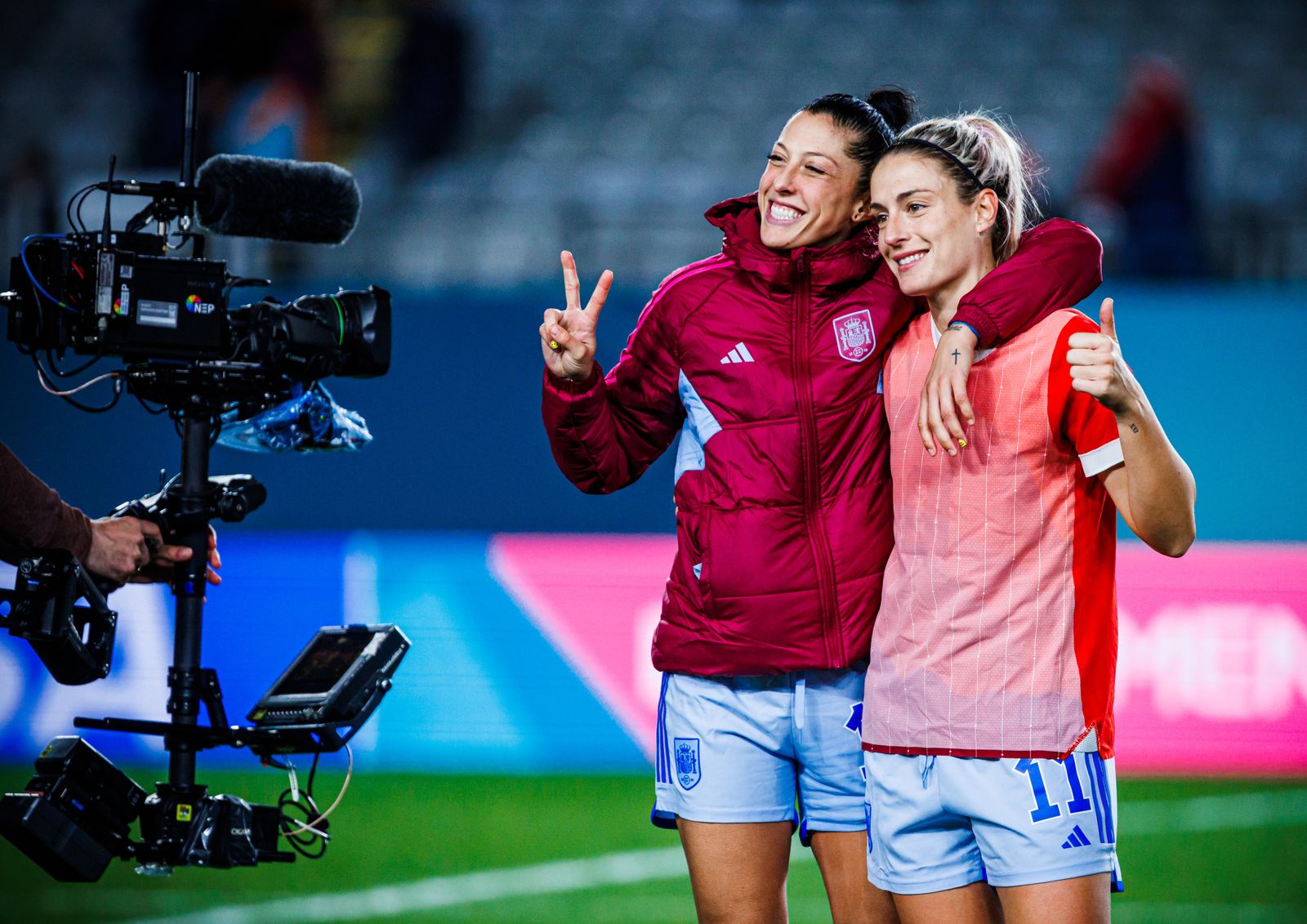 Las fotos de la goleada de España a Suiza en el Mundial femenino
