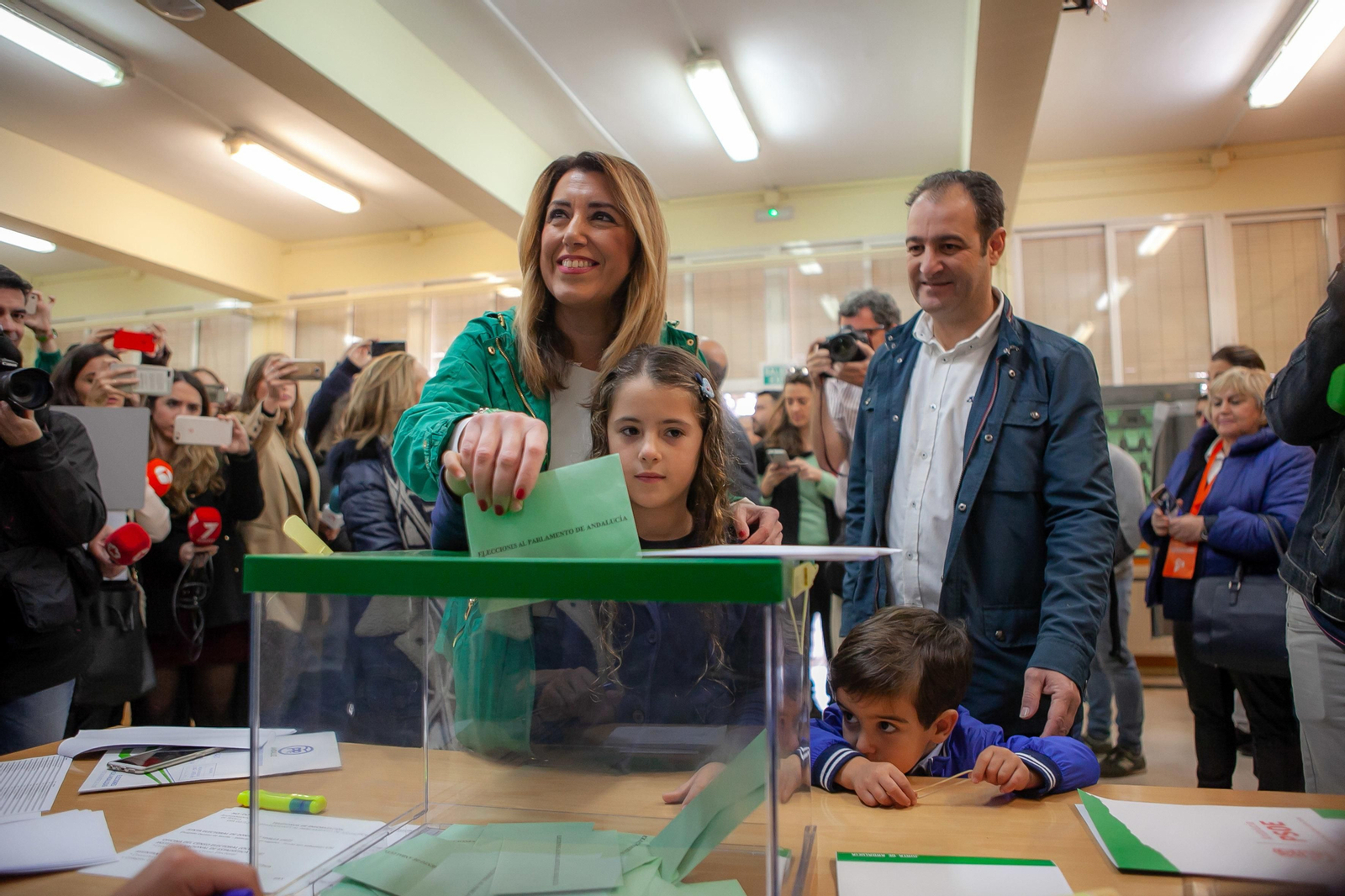 Las imágenes de las elecciones andaluzas 2018