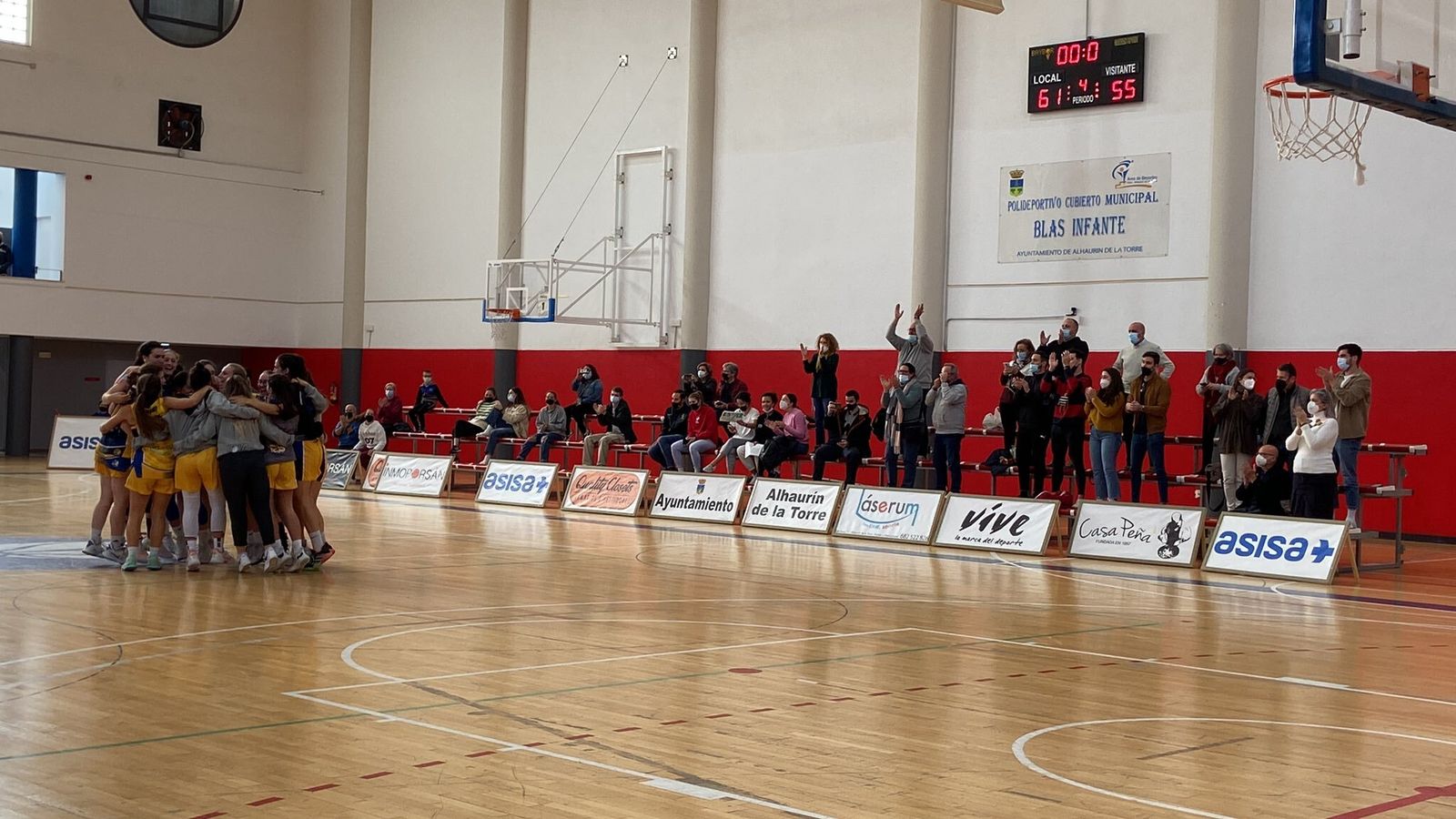 Una imagen del Asisa Alhaurín de la Torre en un partido anterior.