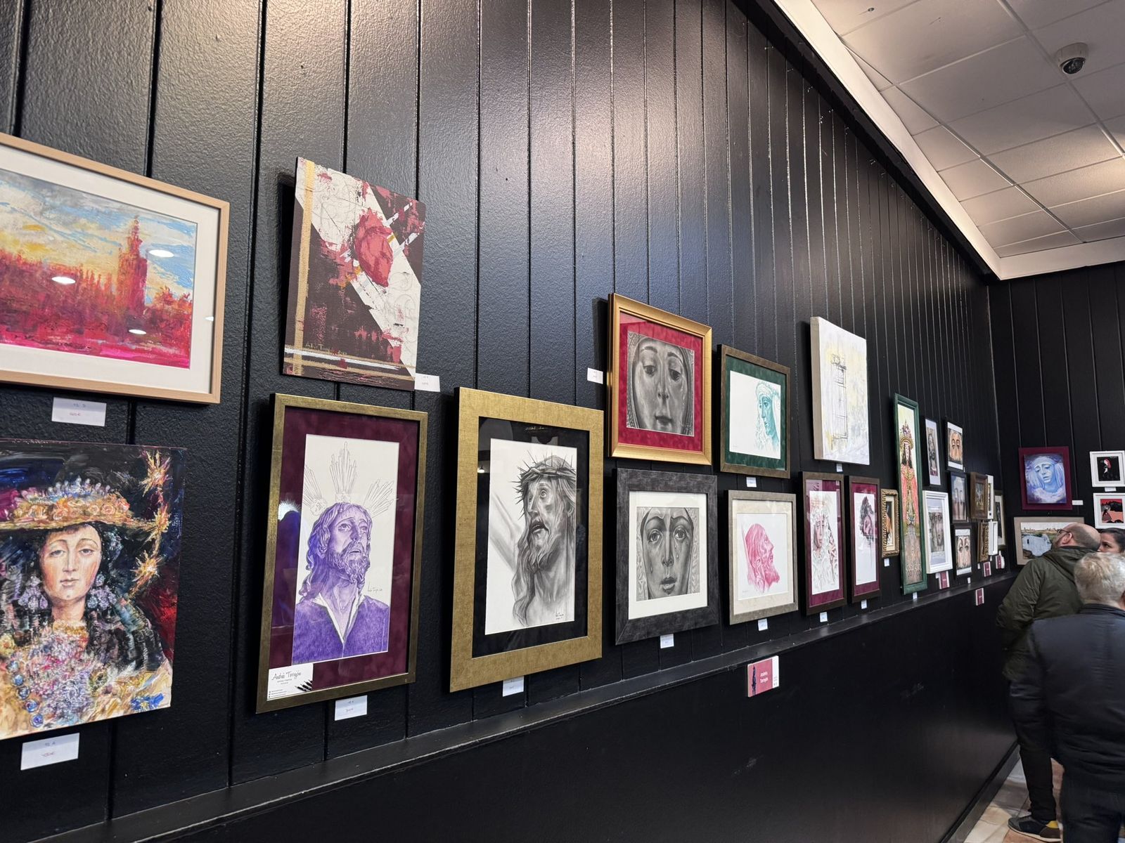 Algunas de las obras expuestas
