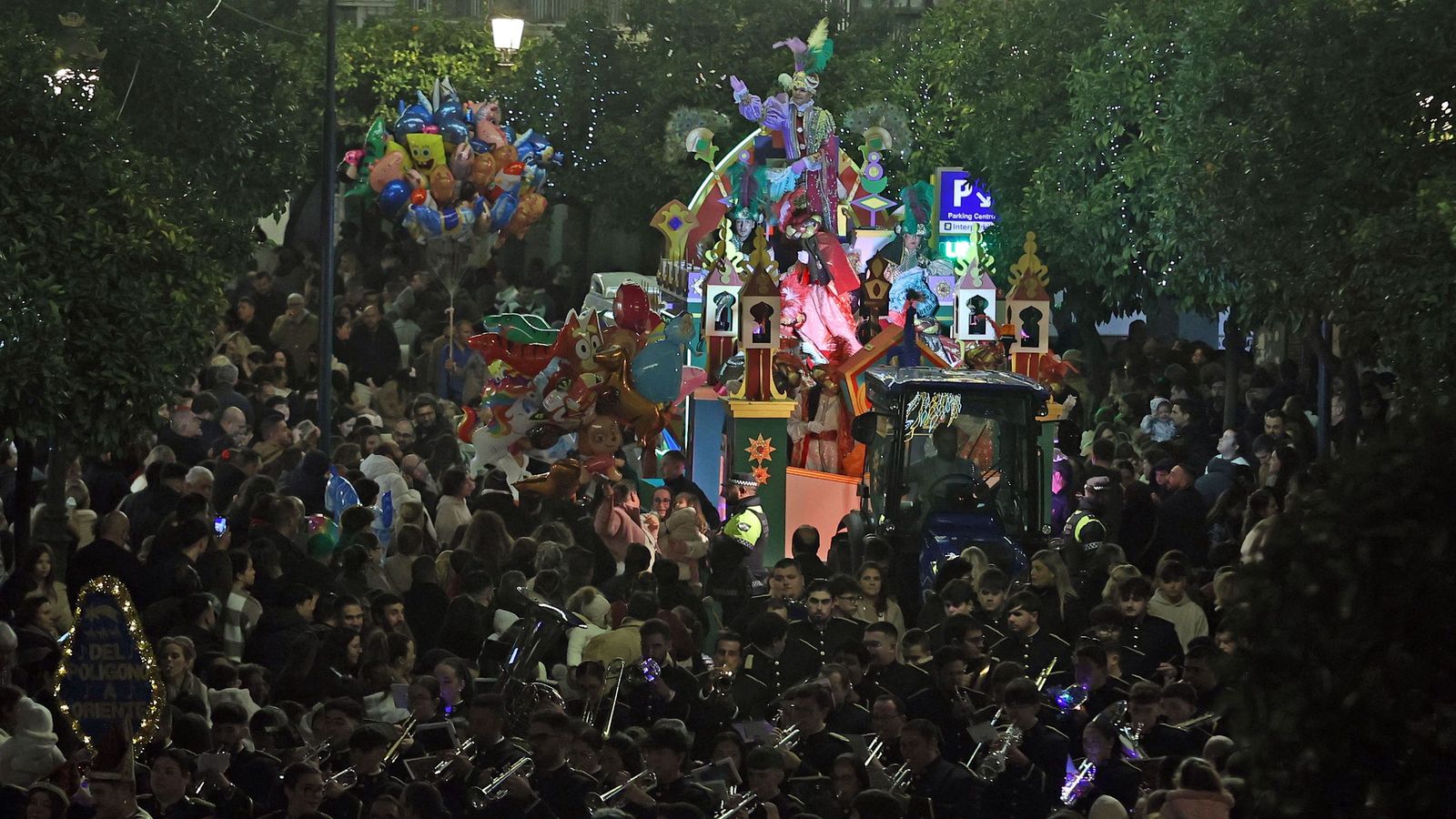 Imágenes de la cabalgata del Cartero Real de Jerez