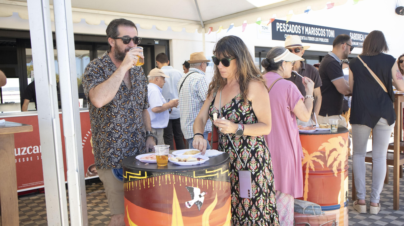 Imágenes del sábado en la 'IX Feria de la Gamba y el Marisco de Huelva'