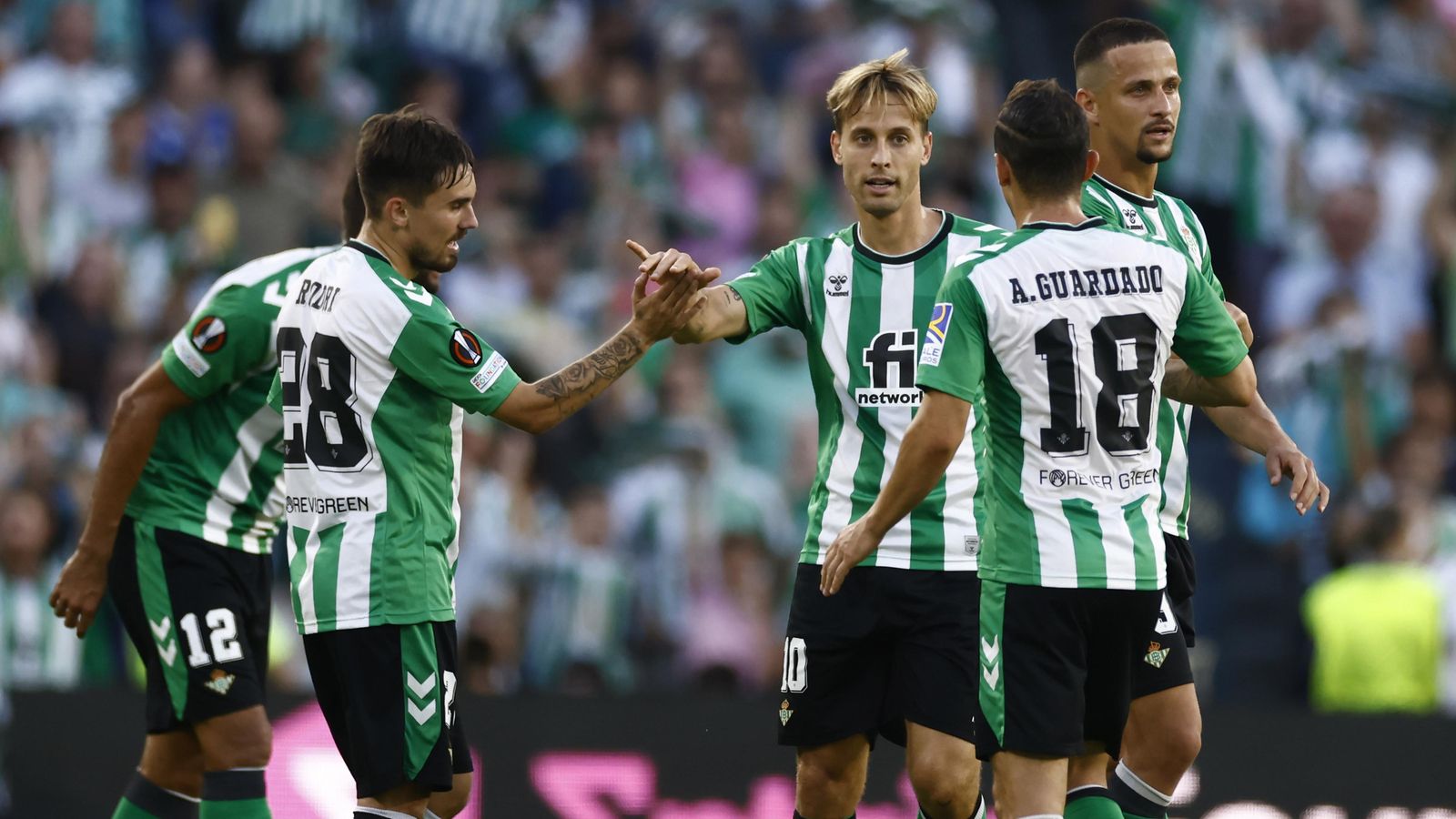 Las imágenes del Betis-Roma