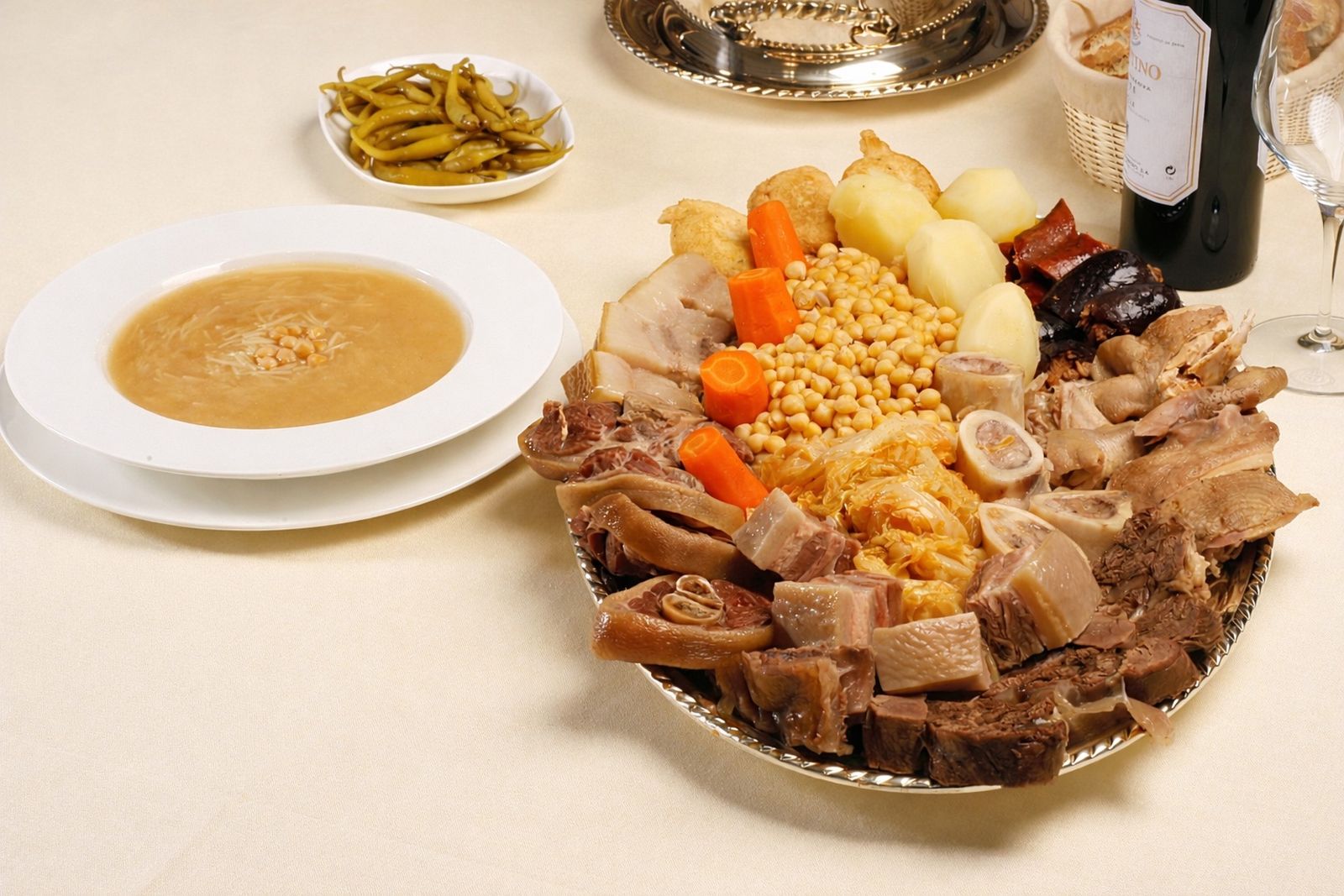 El cocido madrileño de La Máquina.