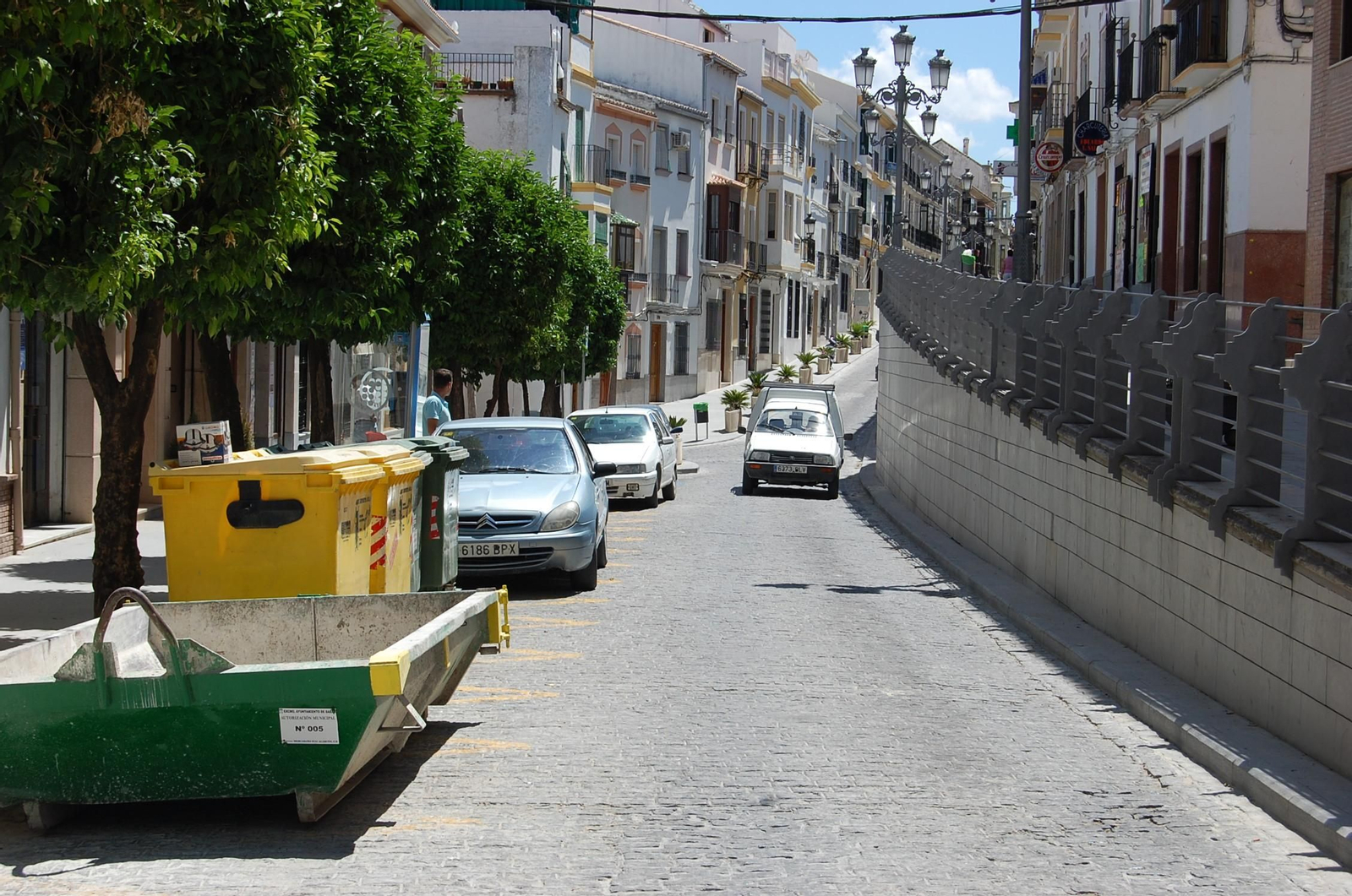 Calle Amador de los Ríos, en Baena.