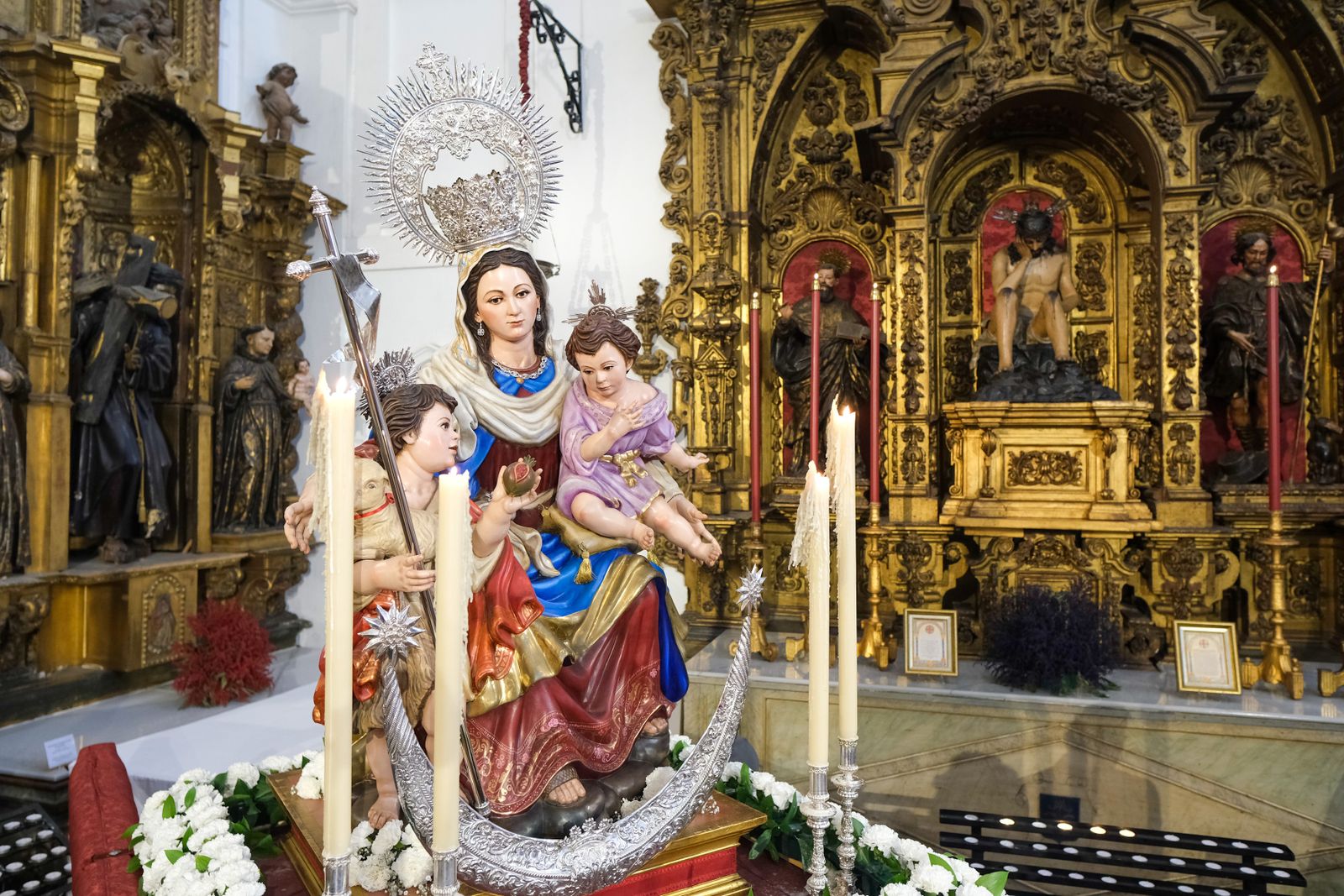 Traslado titulares Hdad. del Carmen a la Iglesia de los Terceros