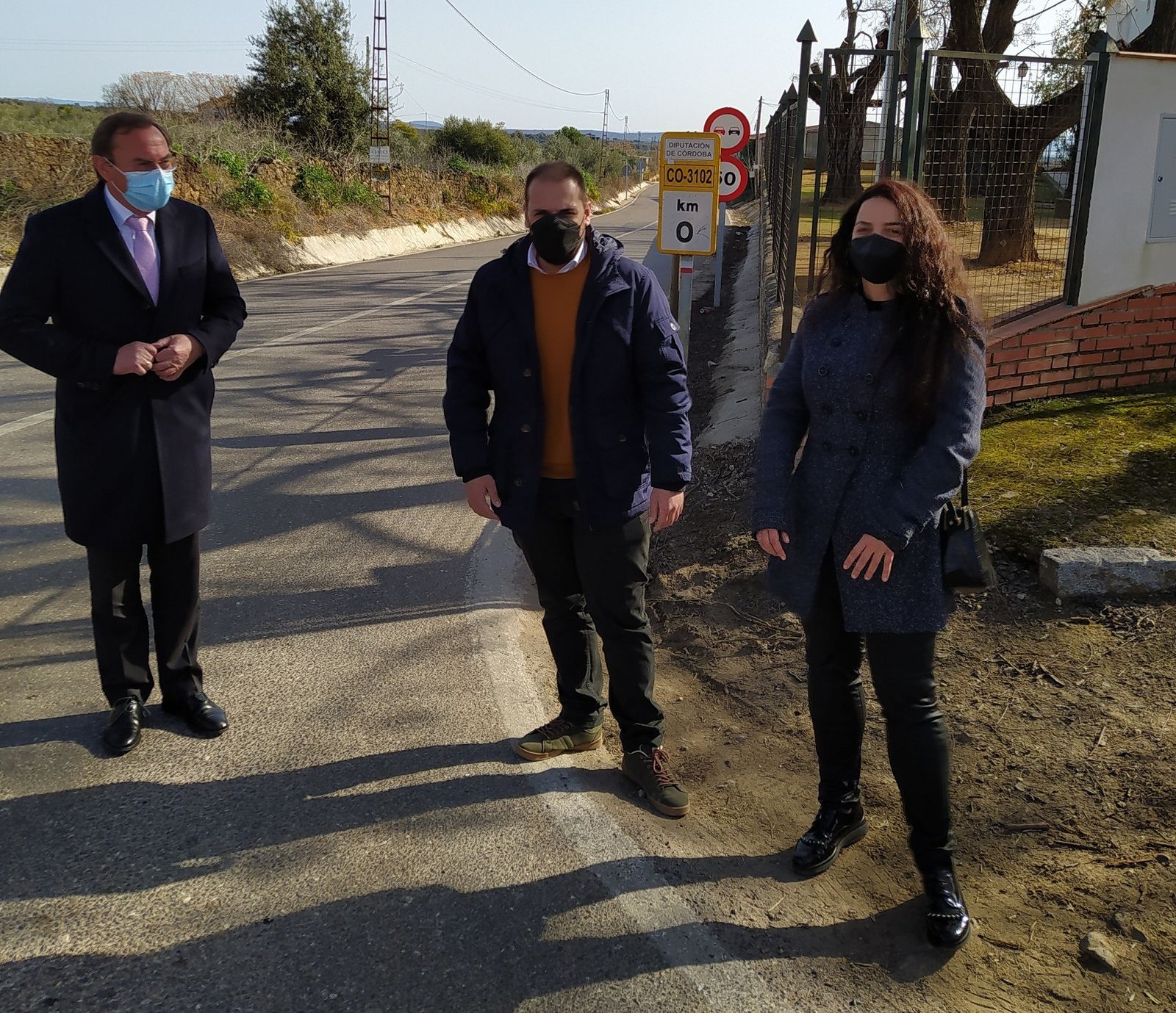 Un momento de la visita a Adamuz.