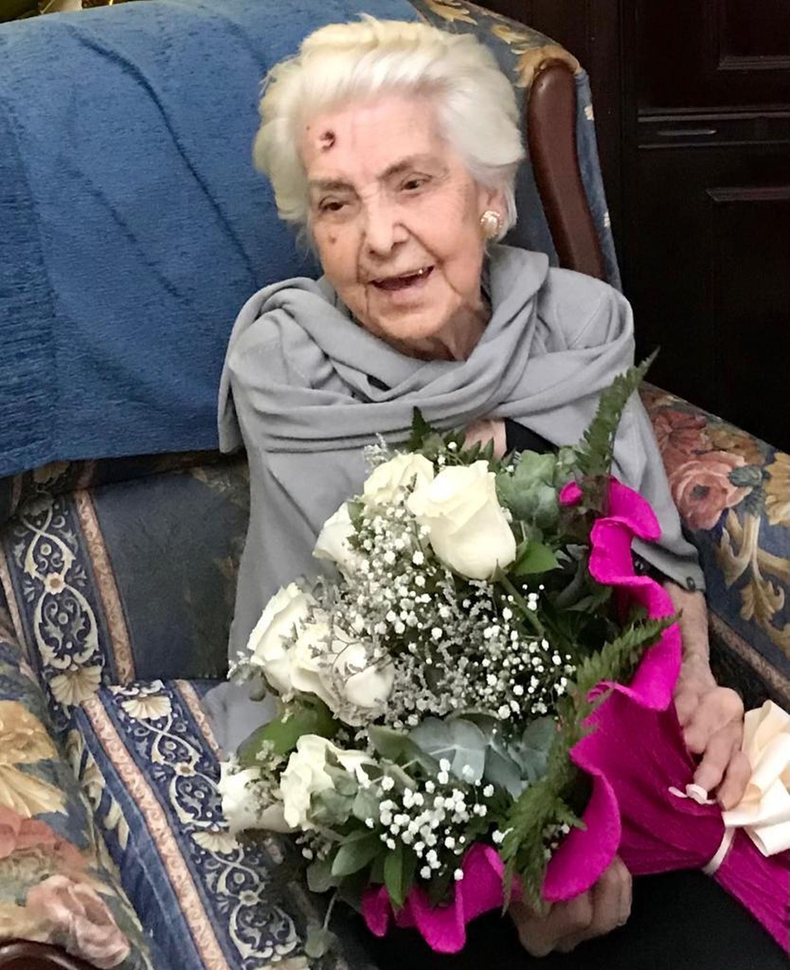 María Fernández Atienza, en su domicilio.