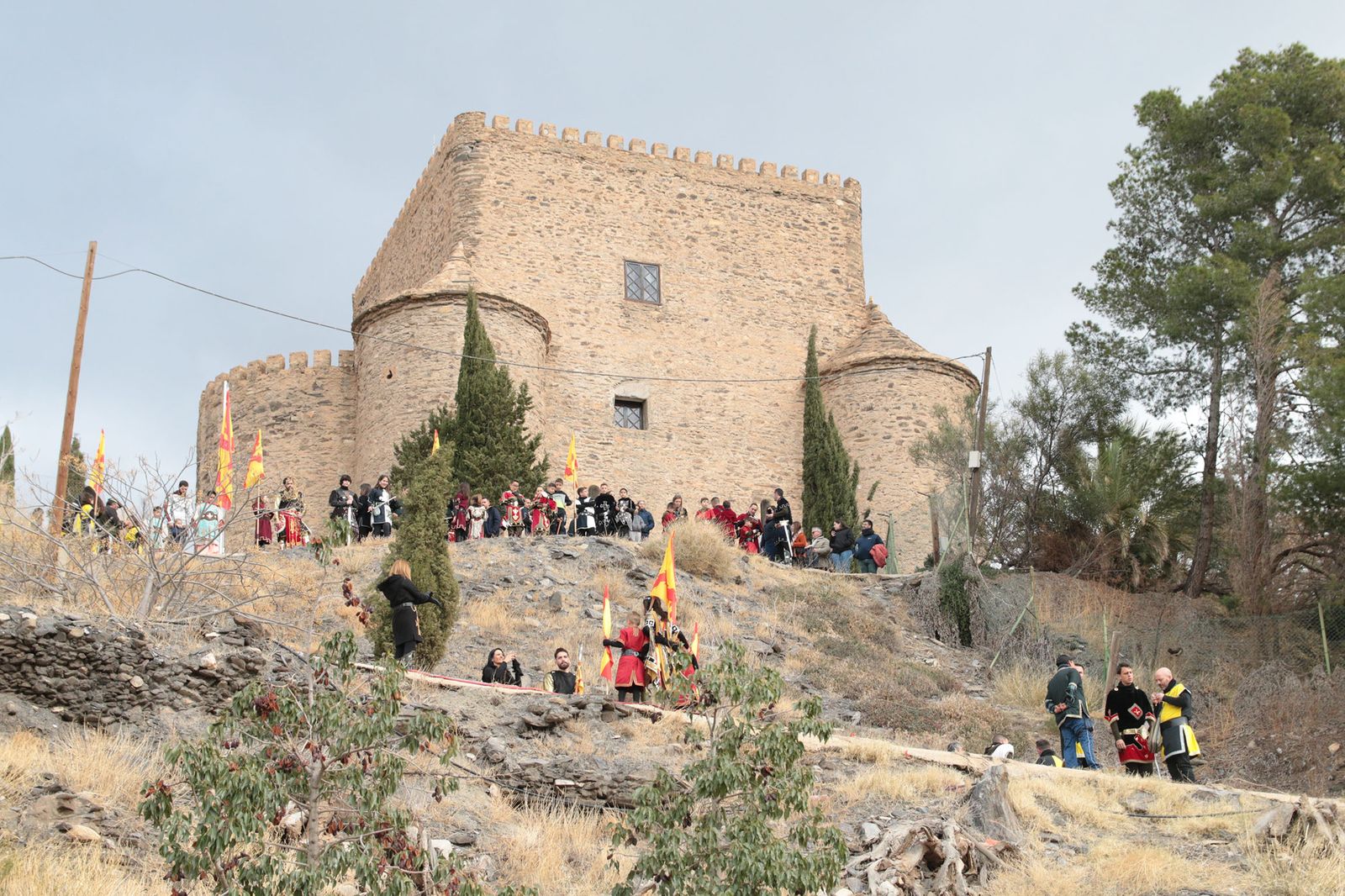 Los Moros y Cristianos de Gérgal se enfrentan en las fiestas de San Sebastián