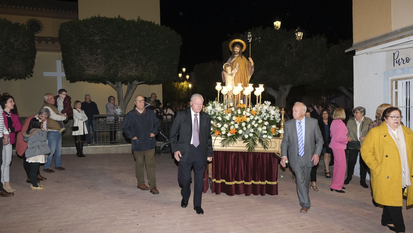 Imágenes de la Procesión de San José Obrero en las Fiestas de Benahadux