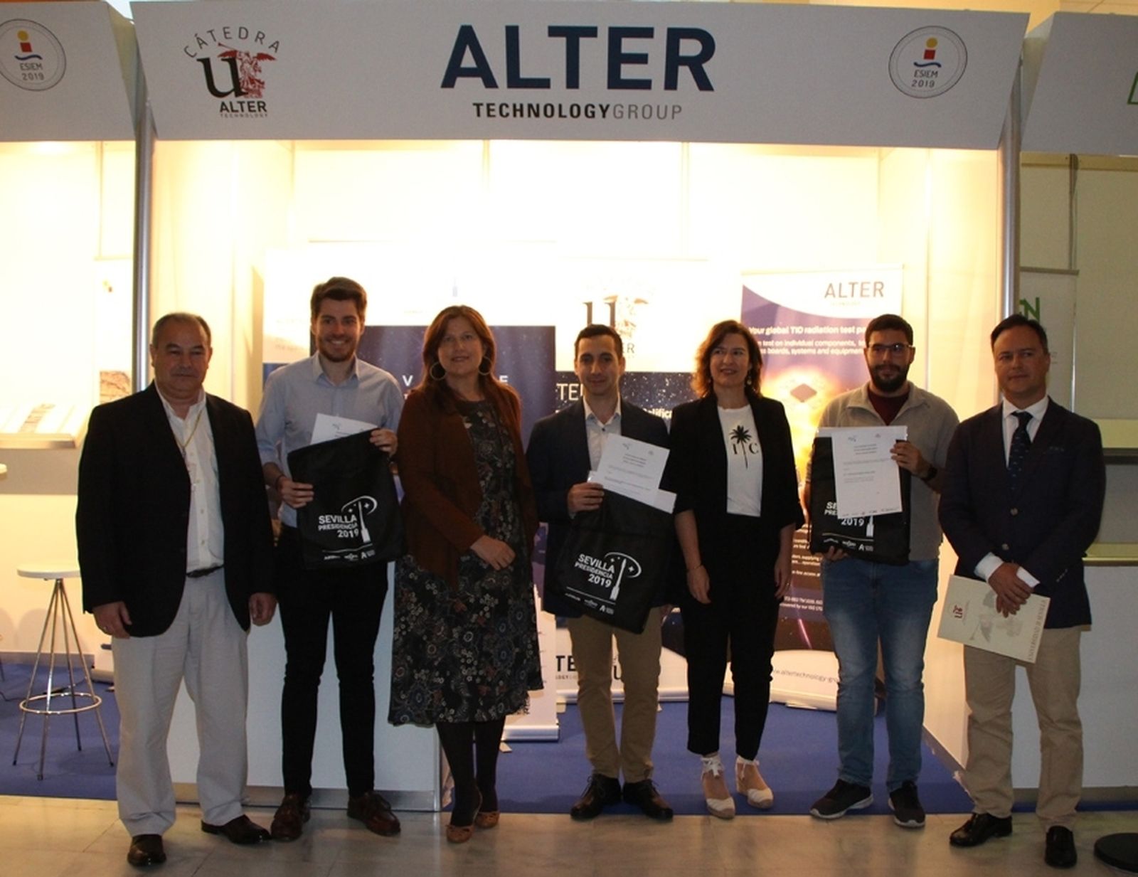 Los premiados en los Retos de Innovación abierta 'Sevilla mirando al espacio'